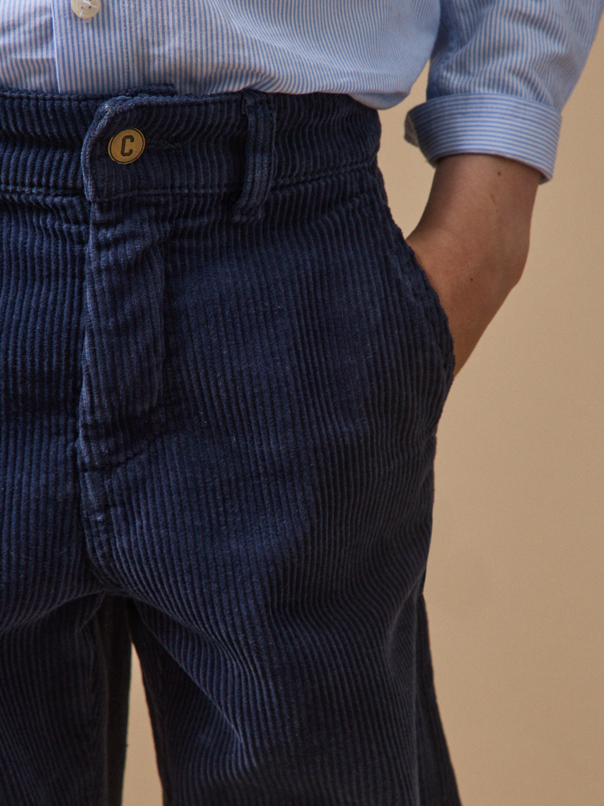 Pantalon charpentier en velours Garçon