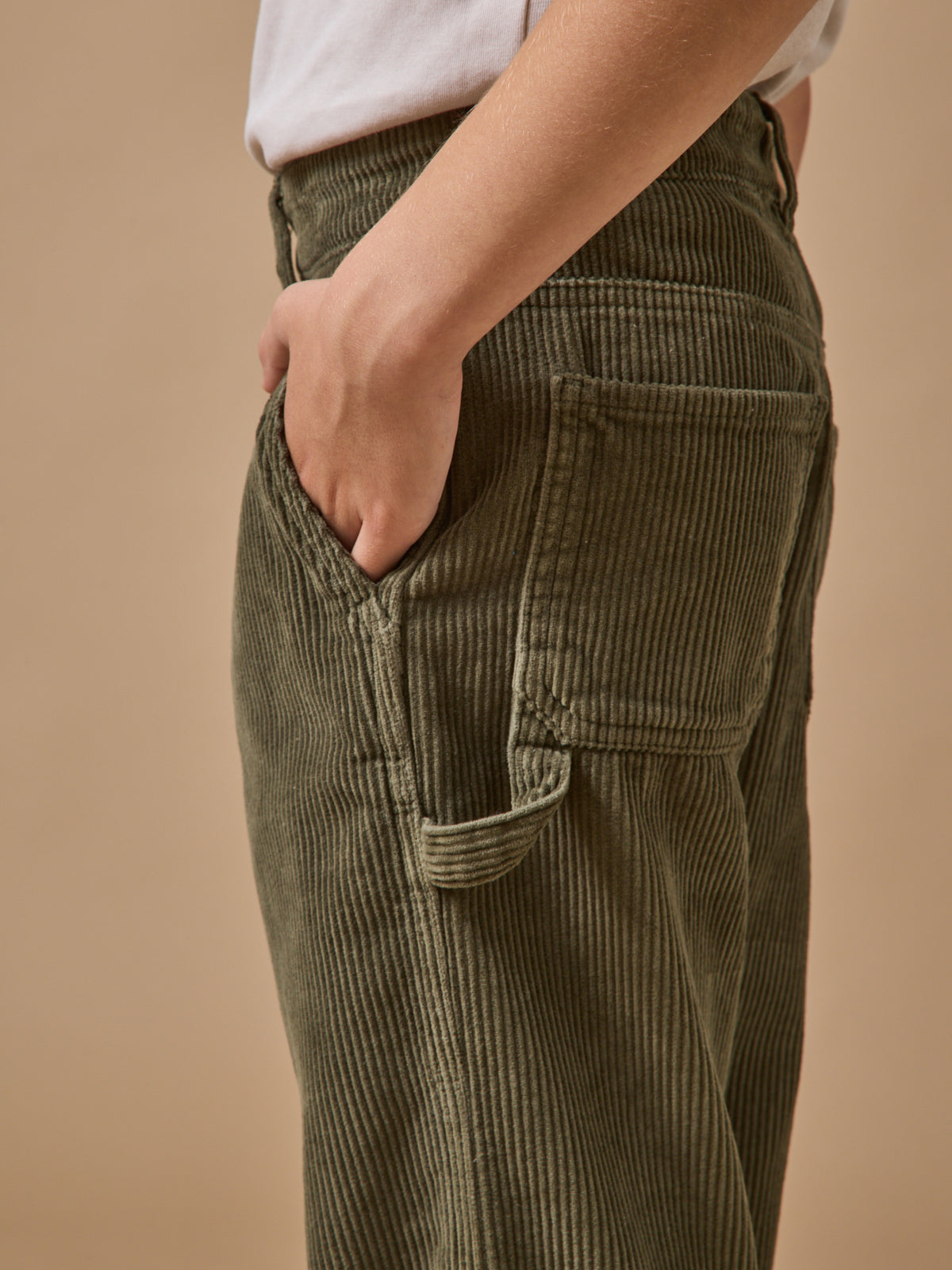 Pantalon charpentier en velours Garçon