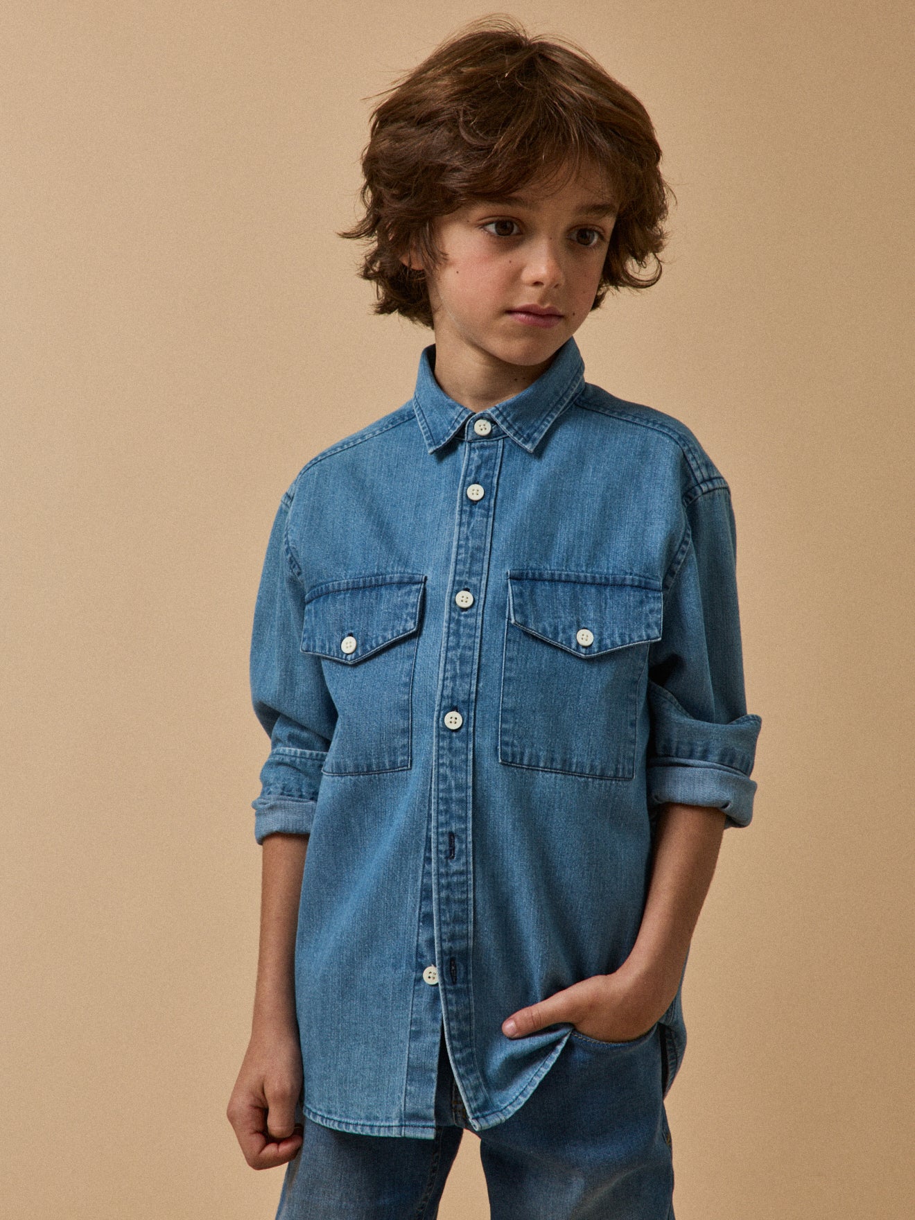 Chemise en denim garçon Cyrillus FR
