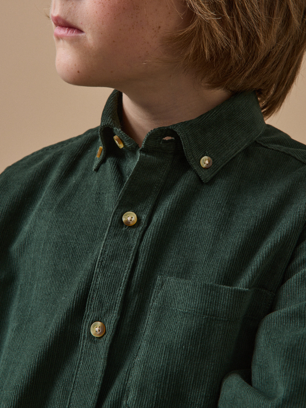 Chemise en velours Garçon