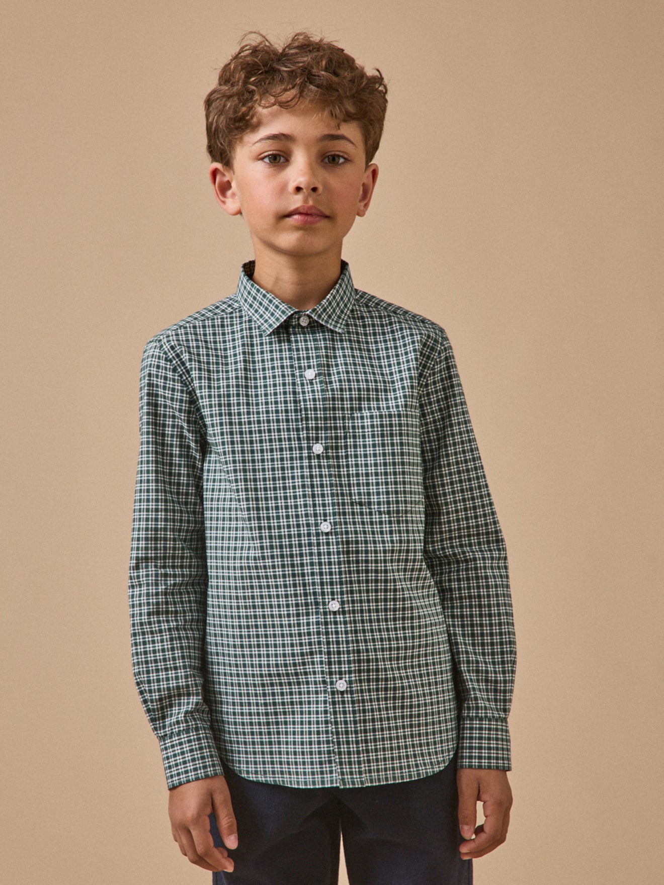 Chemise à carreaux Garçon