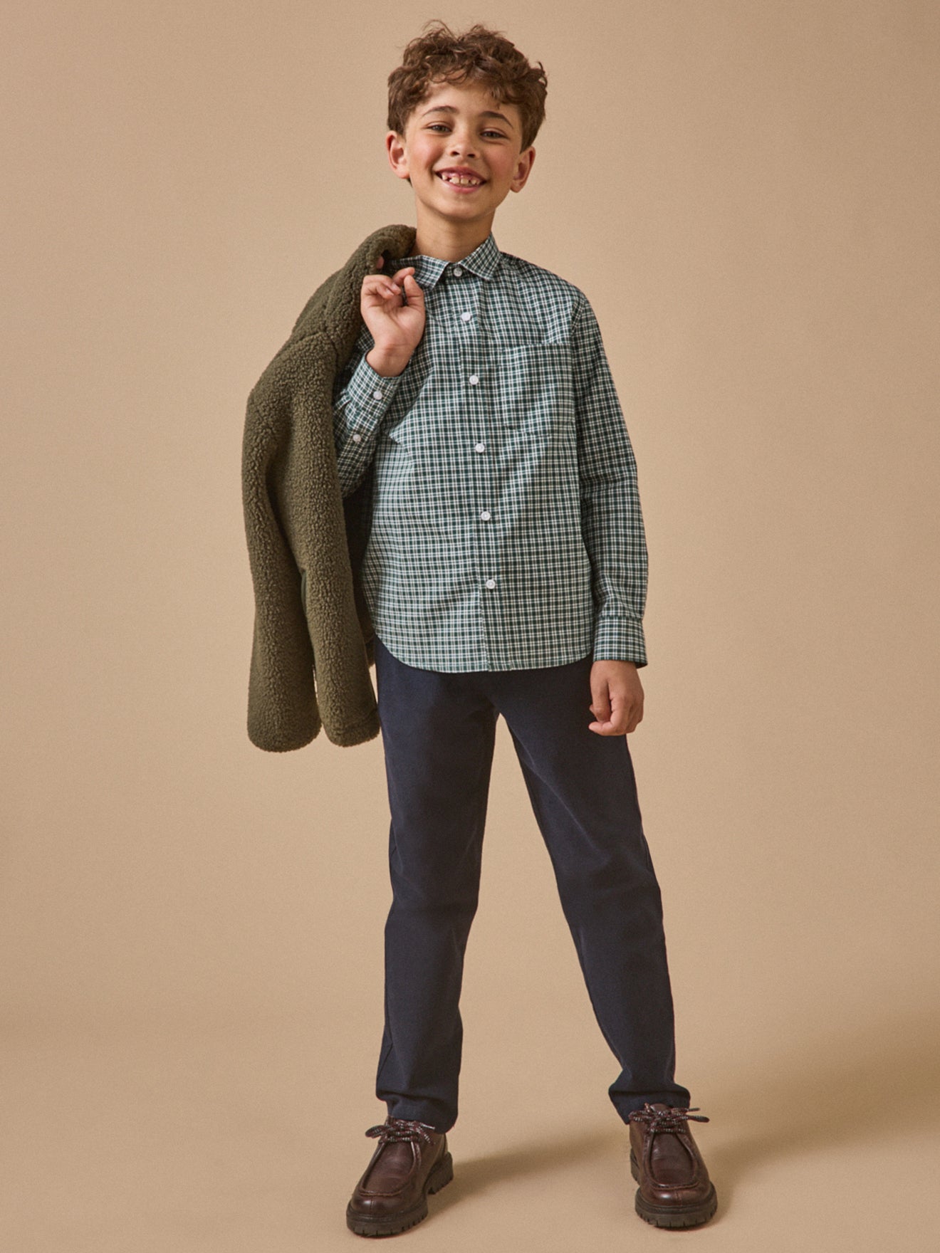 Chemise à carreaux Garçon