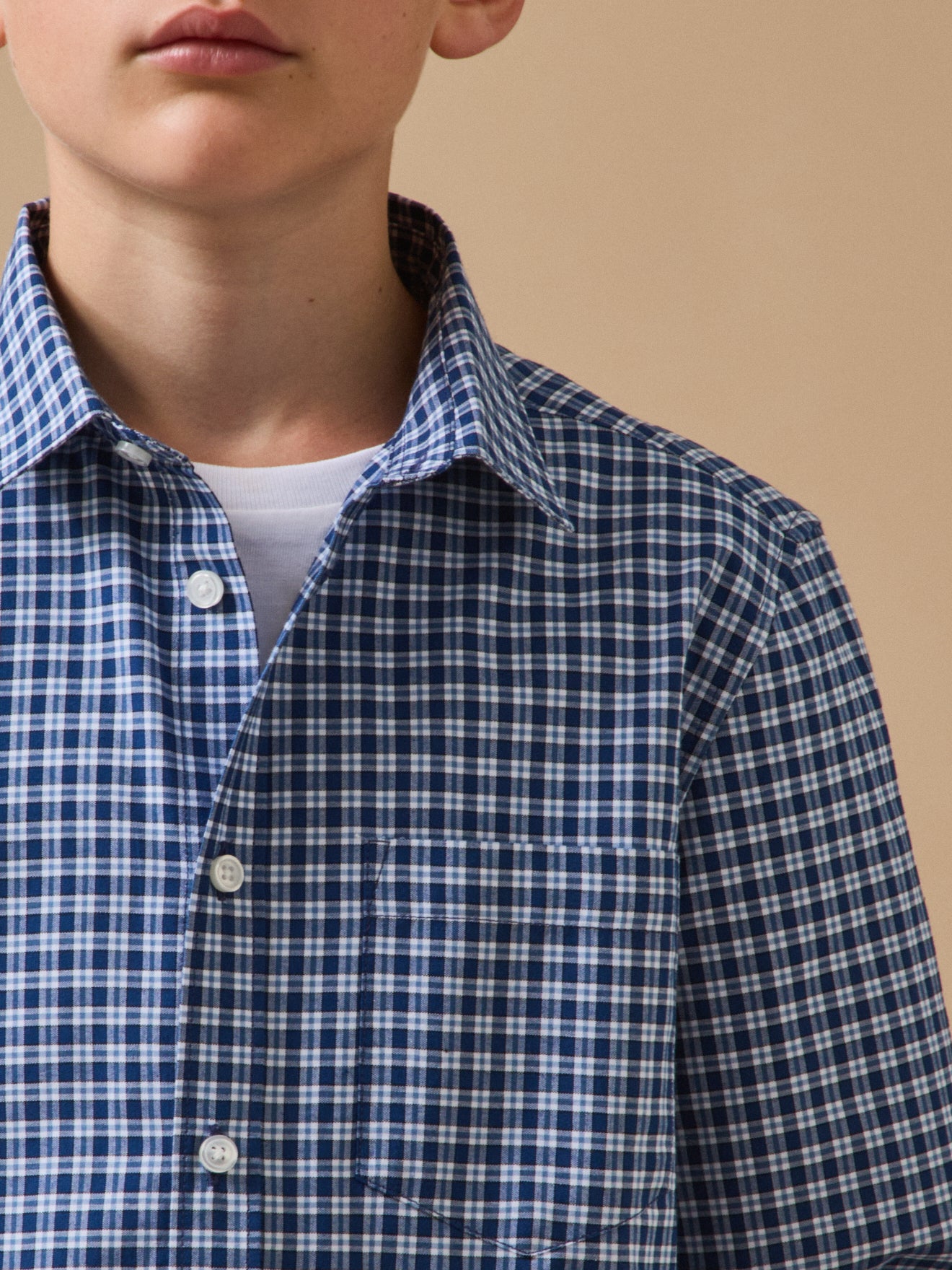 Chemise à carreaux Garçon