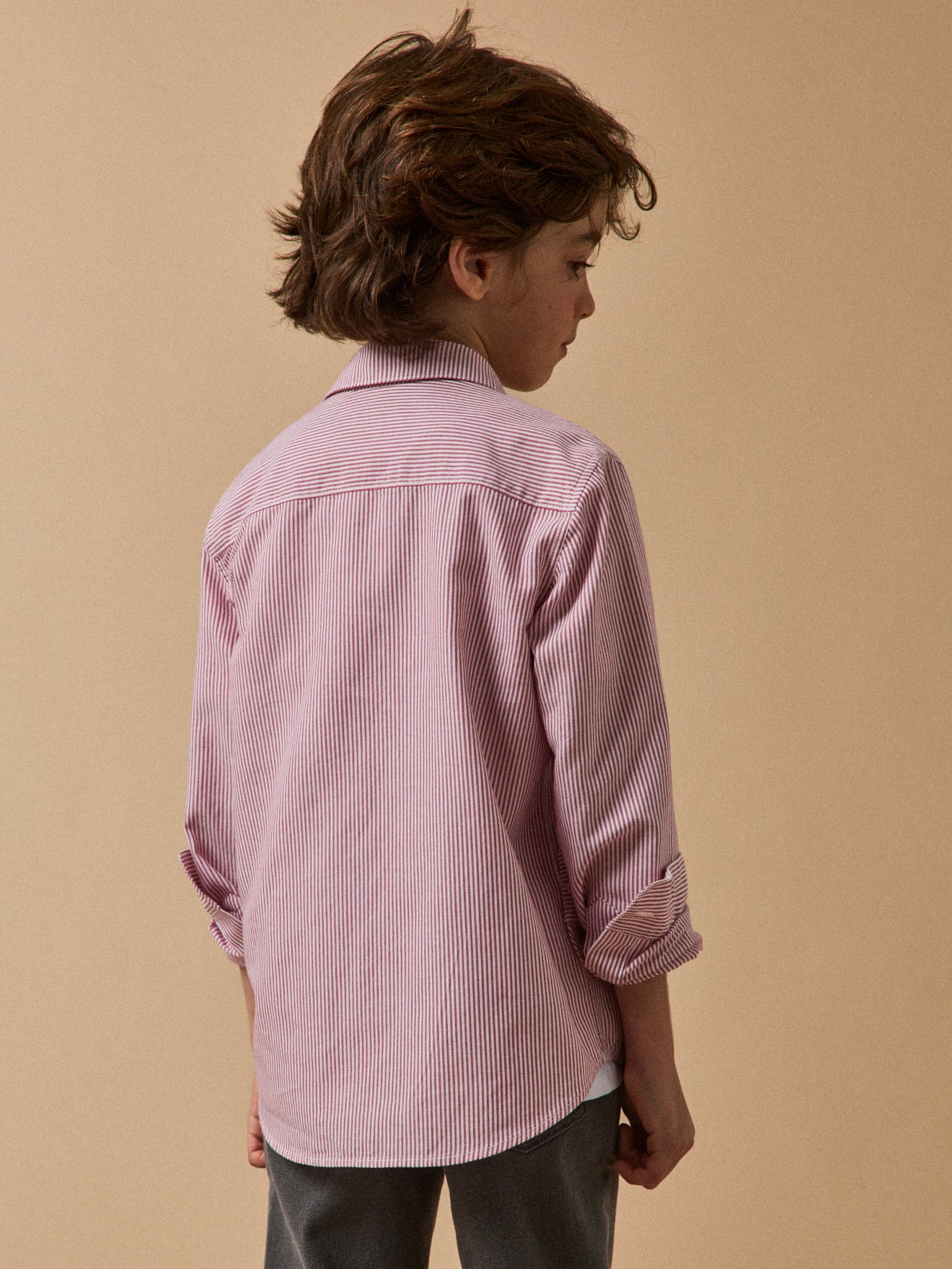Chemise rayée garçon