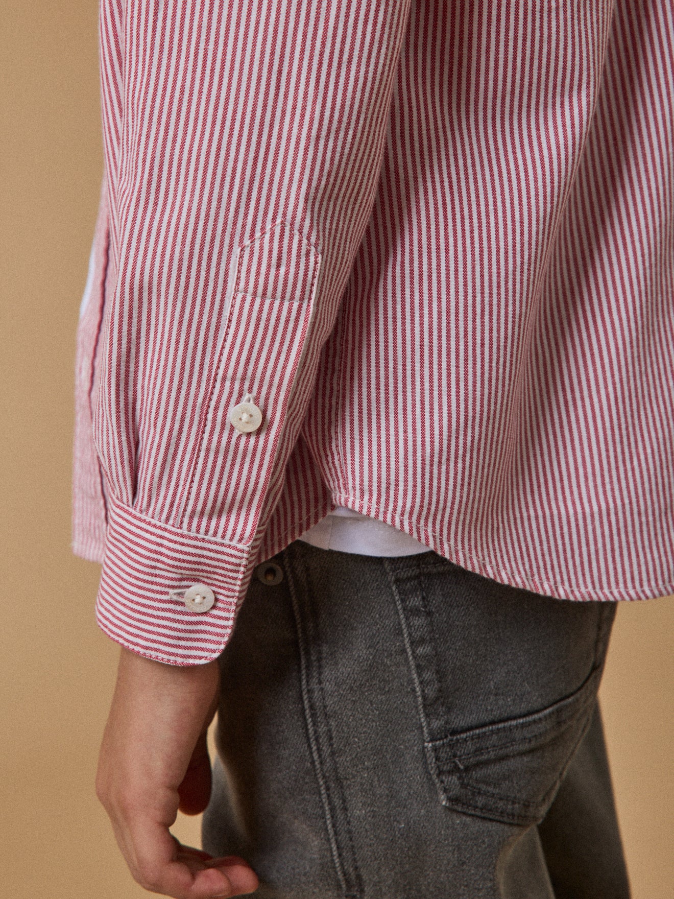 Chemise rayée garçon