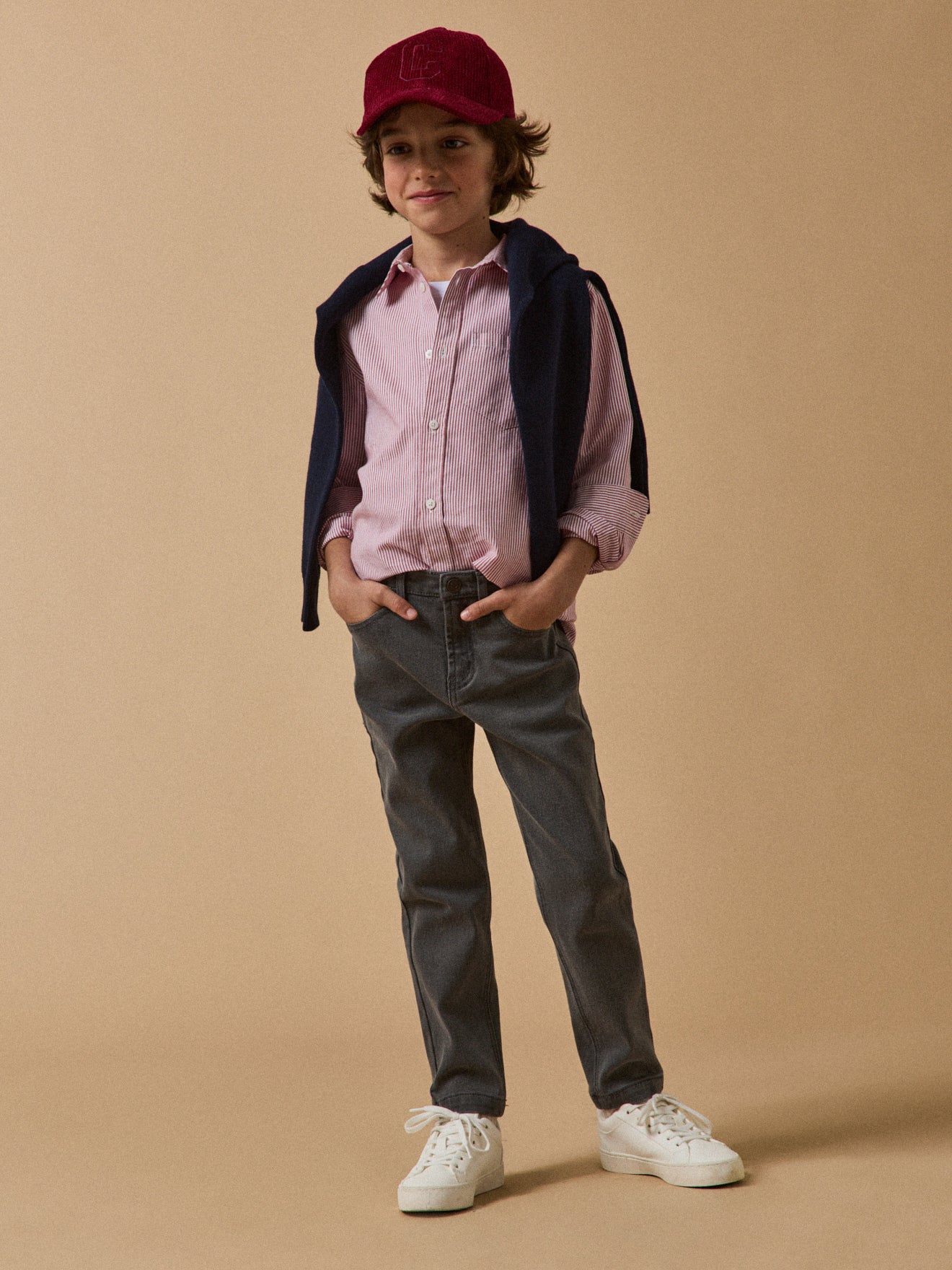 Chemise rayée garçon