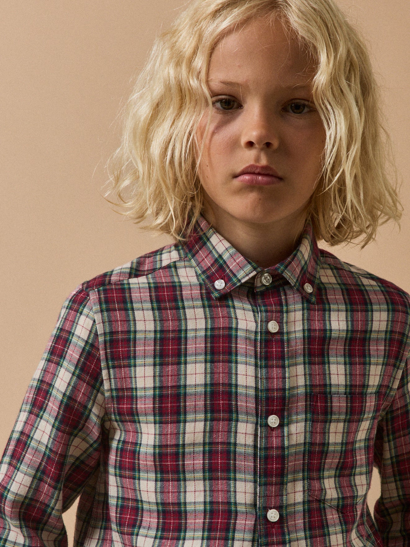 Chemise flanelisée garçon