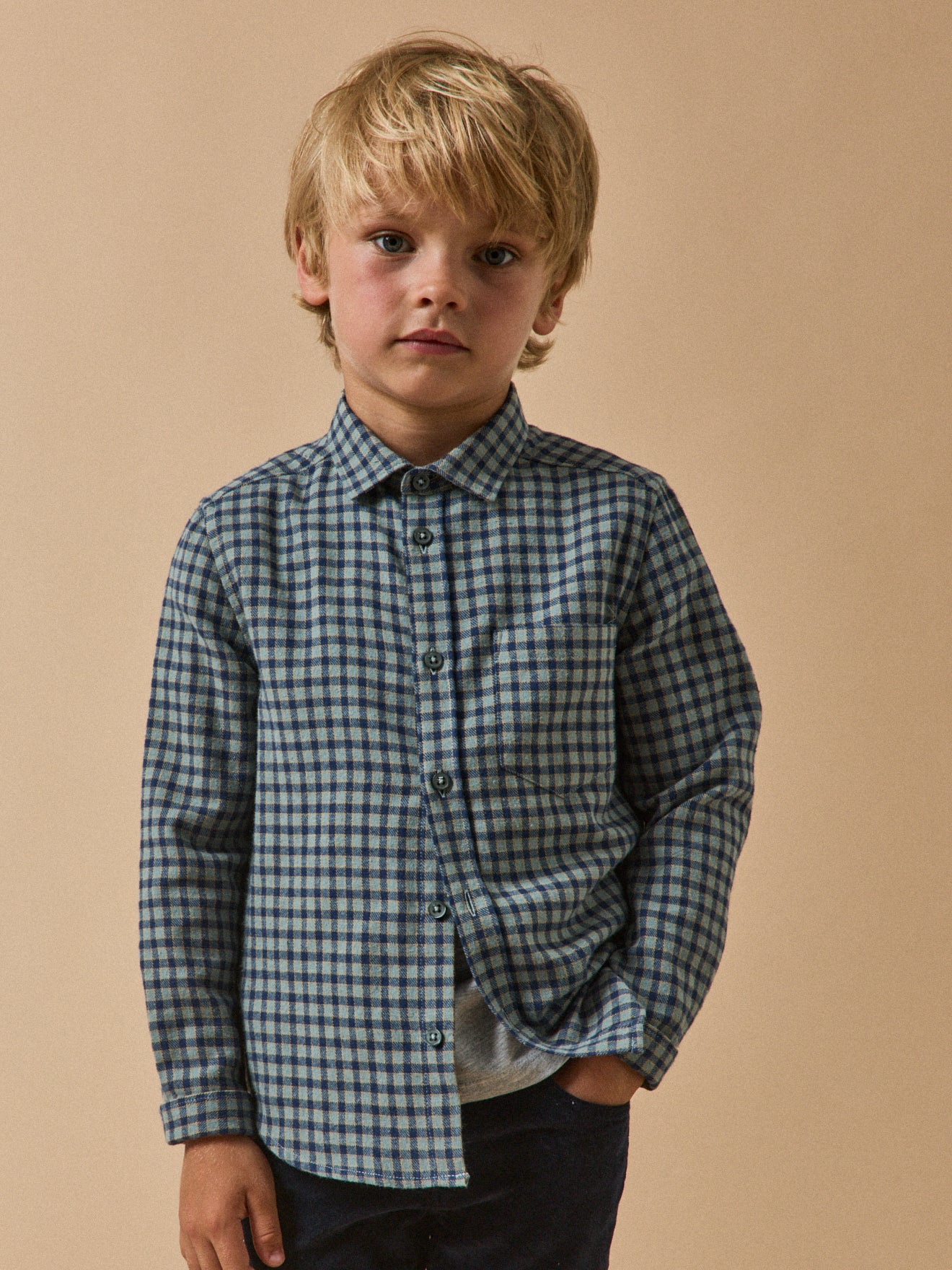 Chemise flanelisée garçon