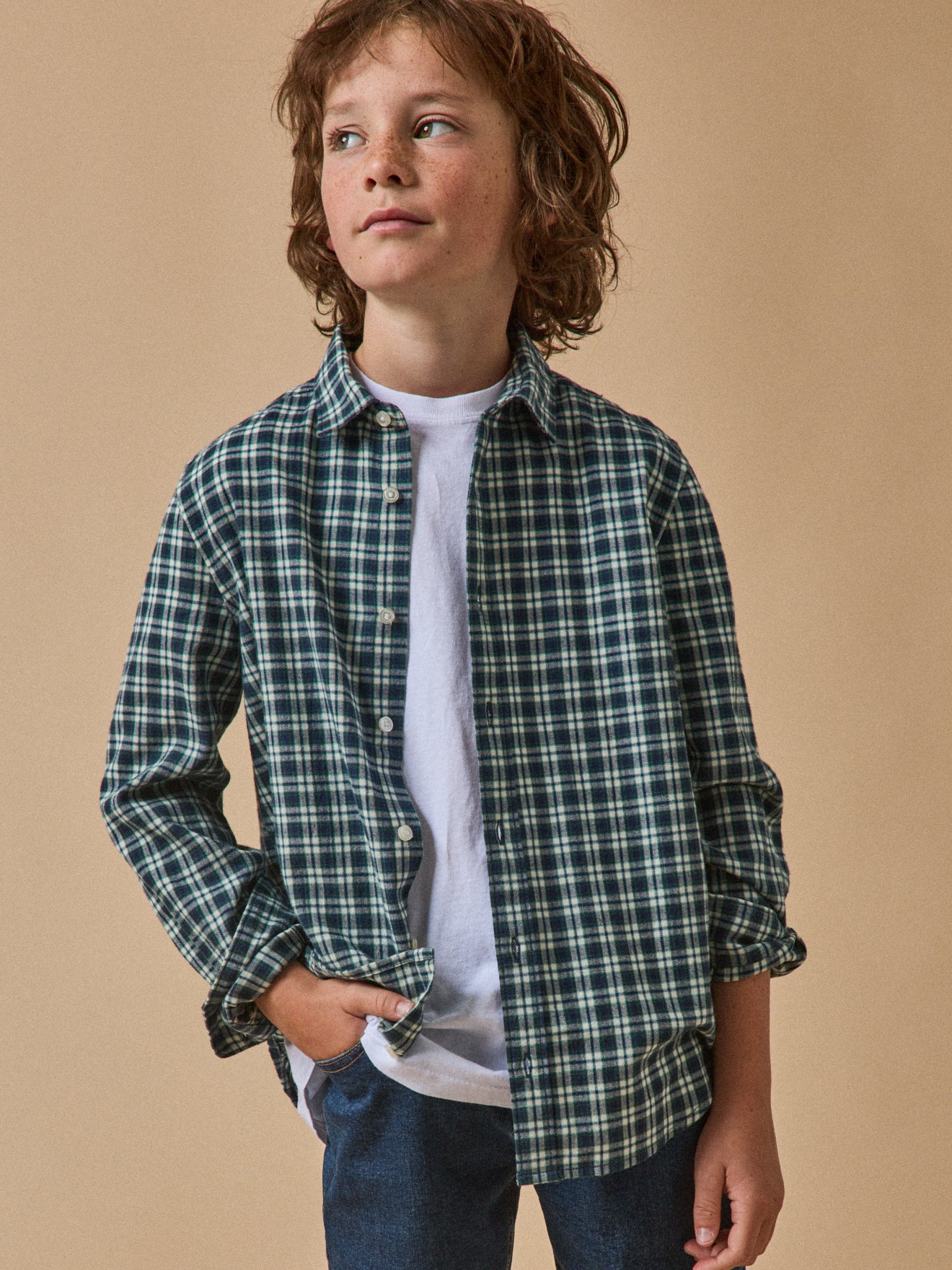 Chemise flanelisée garçon