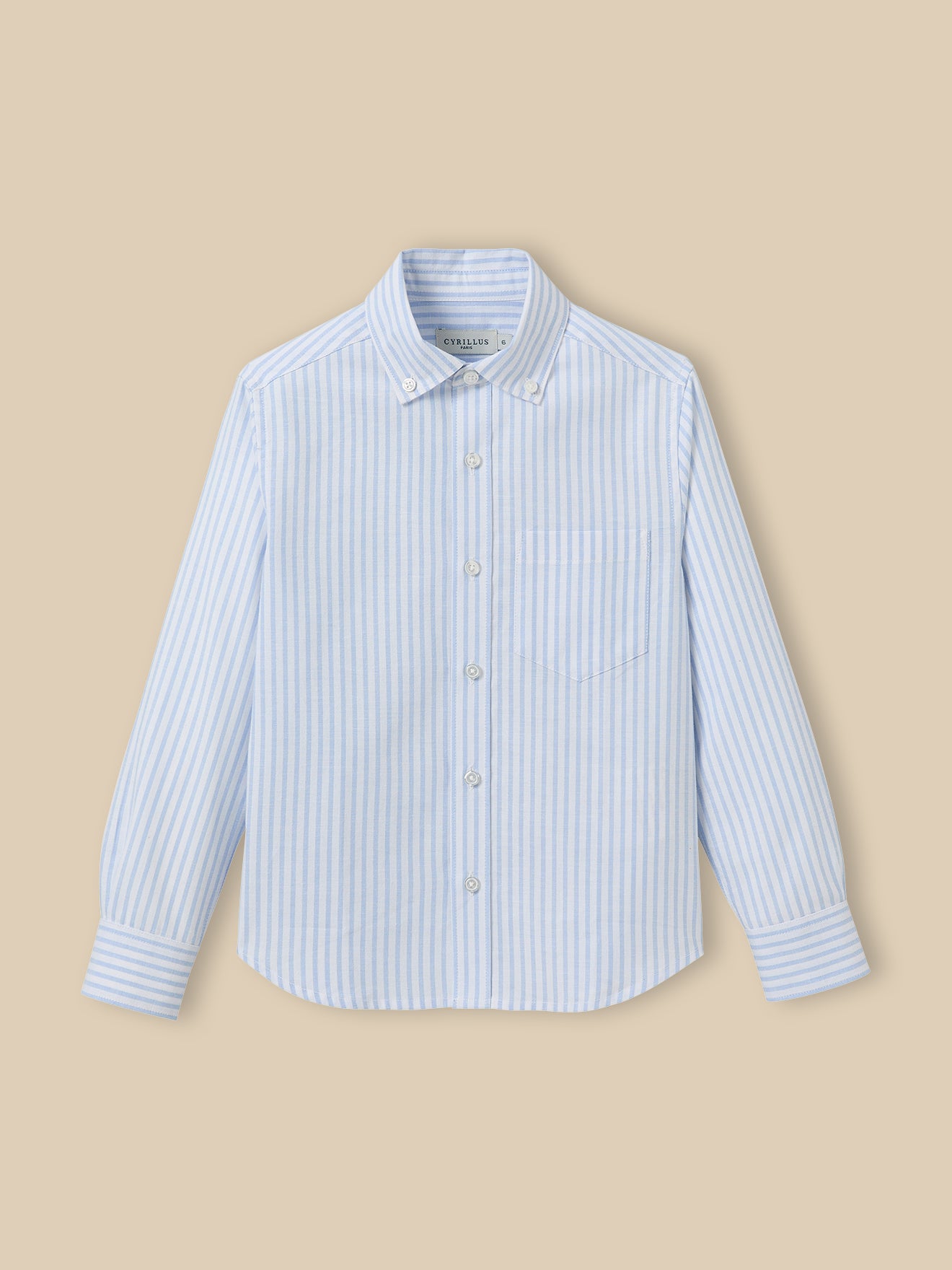 Chemise rayée oxford Garçon