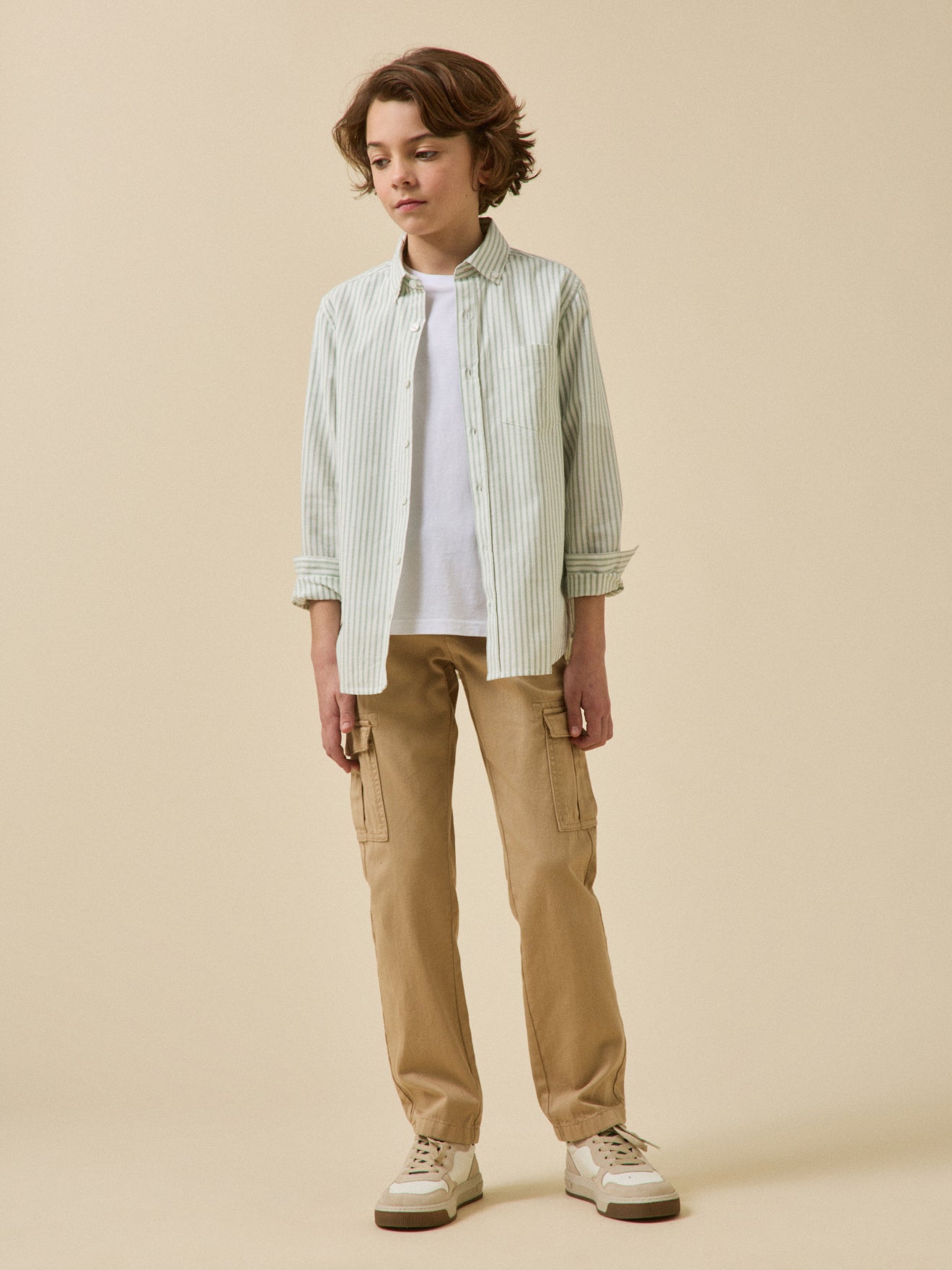 Chemise rayée oxford Garçon