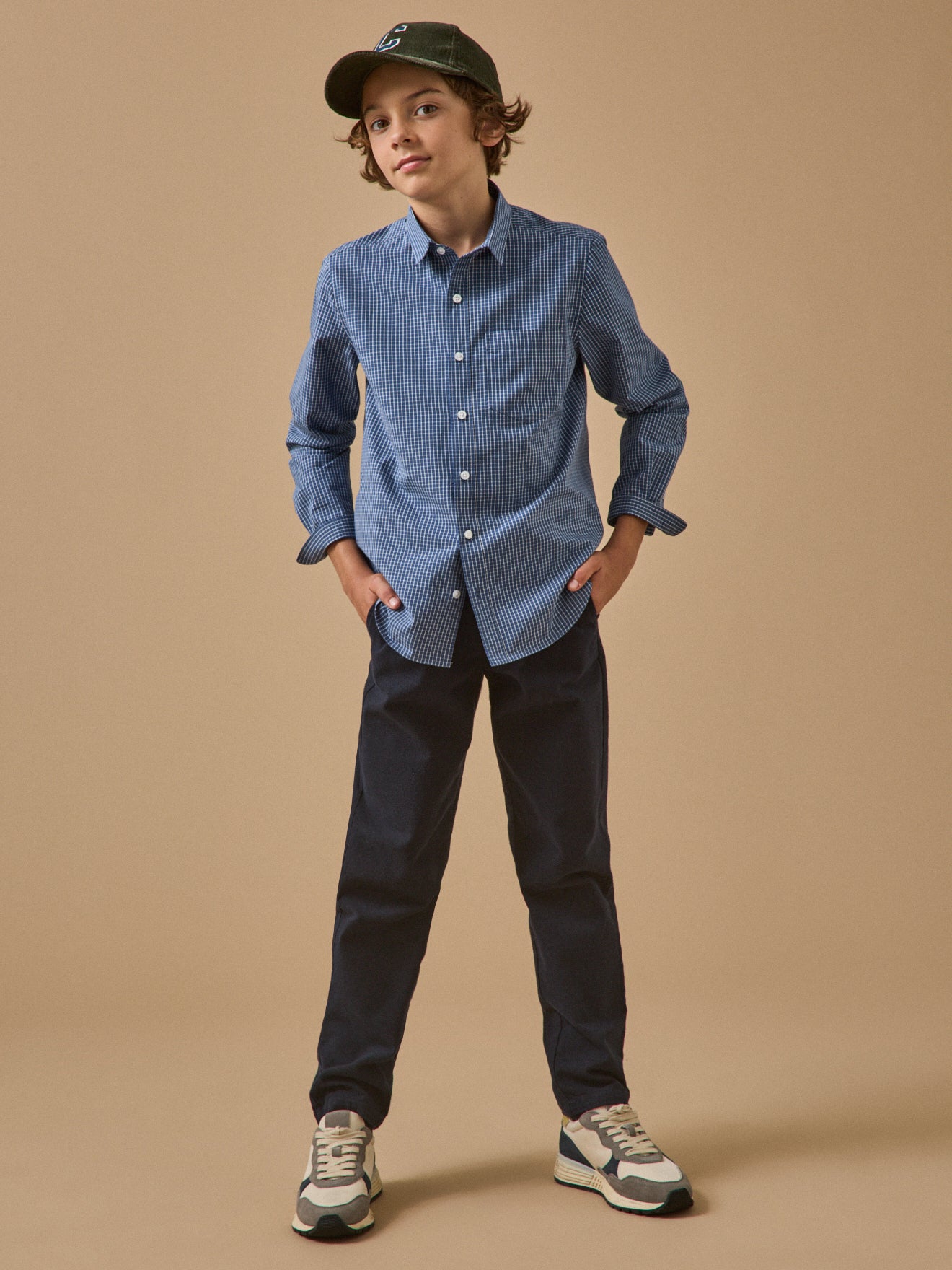 Chemise à carreaux Garçon
