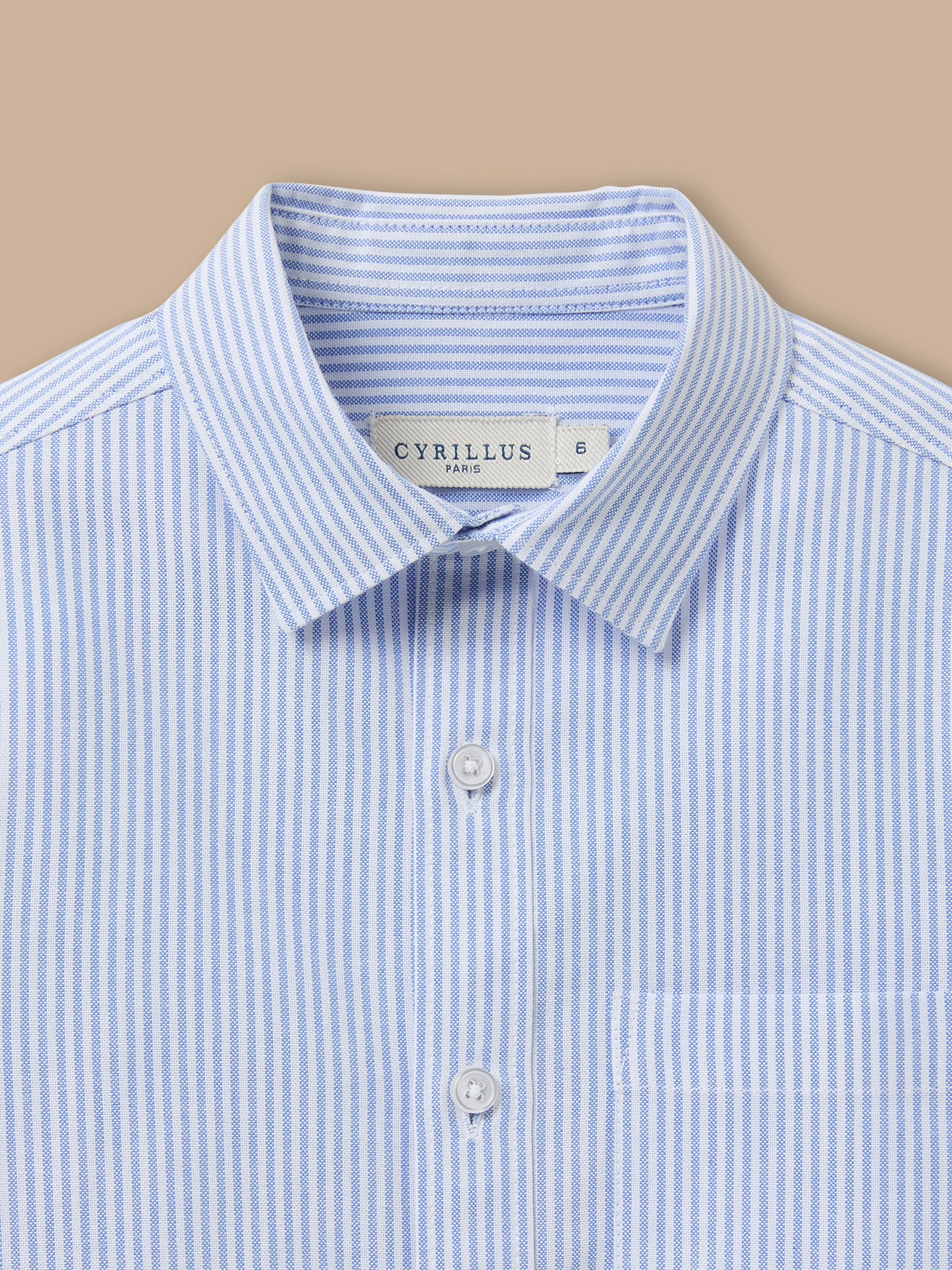 Chemise Oxford rayée Garçon