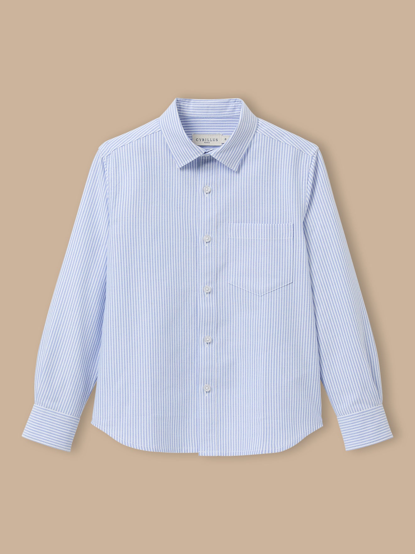 Chemise Oxford rayée Garçon