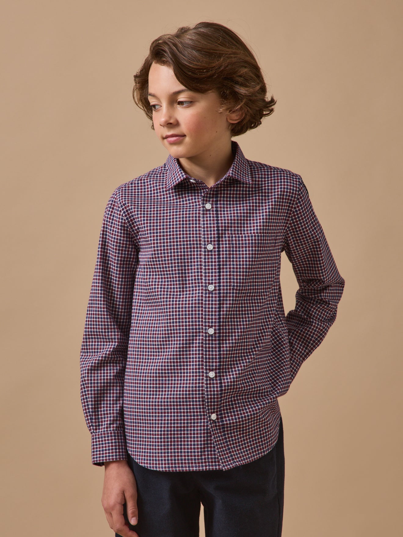 Chemise carreaux effet flanelle Garçon