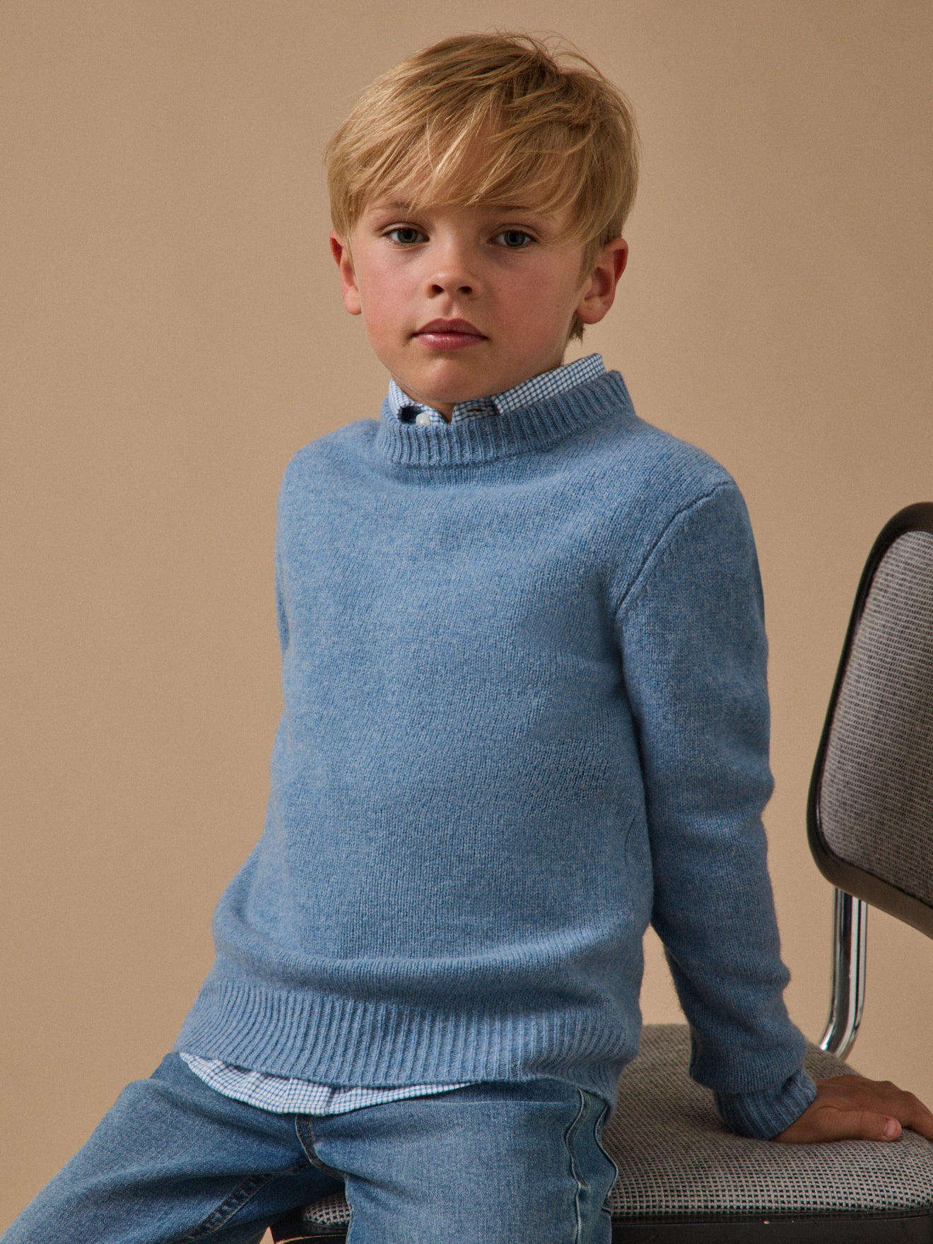 Pull Garçon en laine merinos