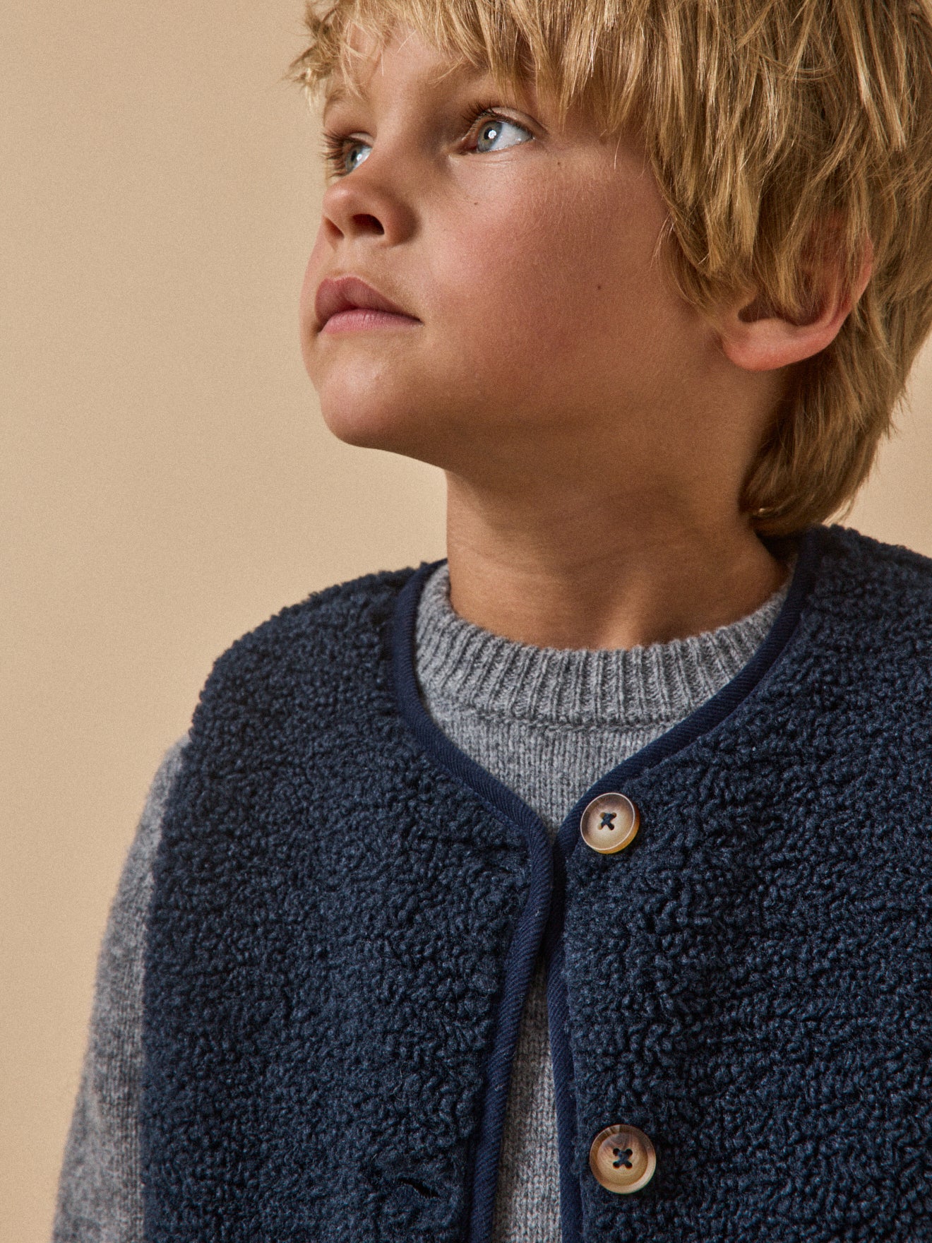 Veste sans manches en sherpa Garçon Cyrillus FR - Main Image