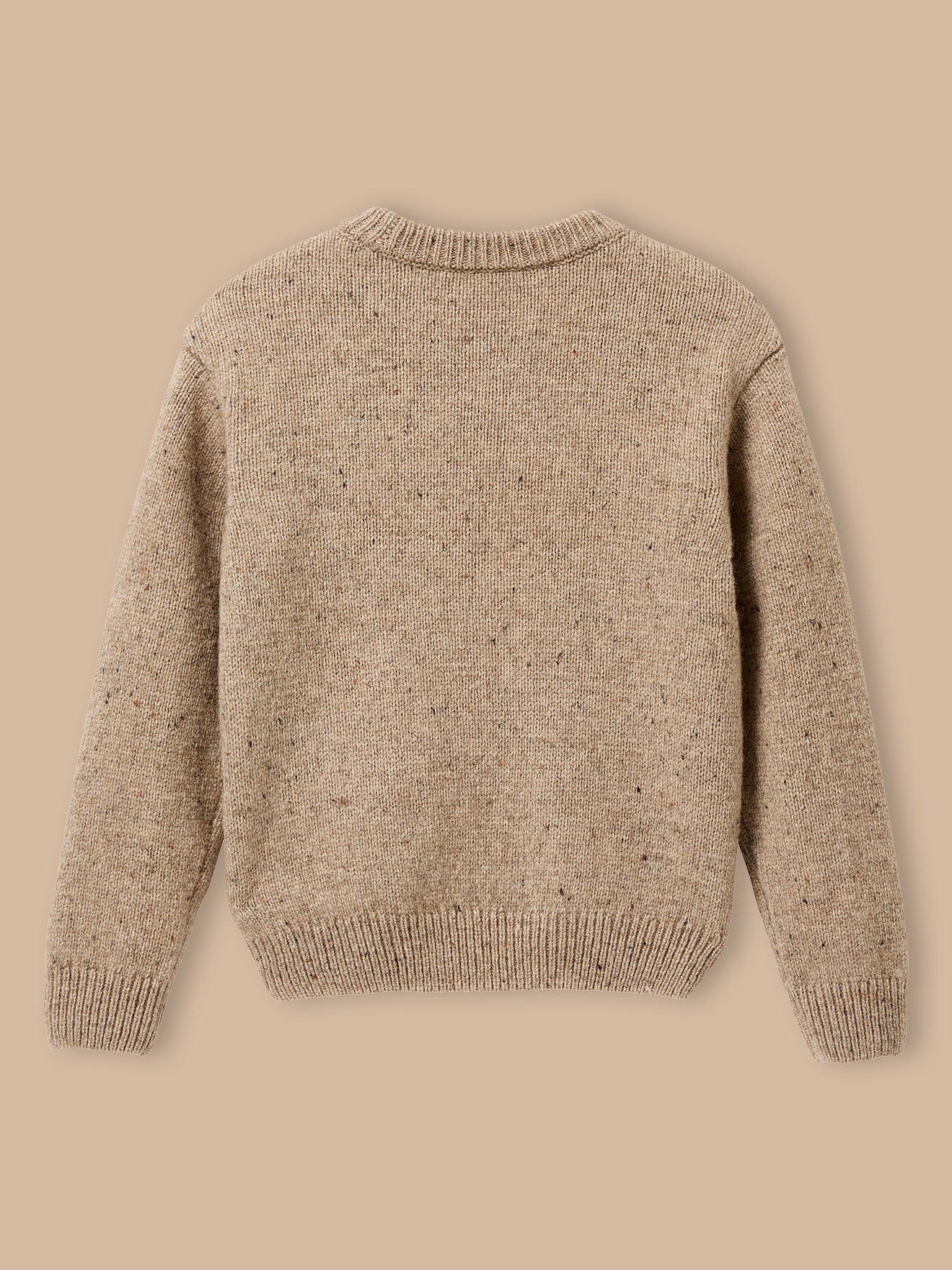 Pull jacquard avec laine Garçon