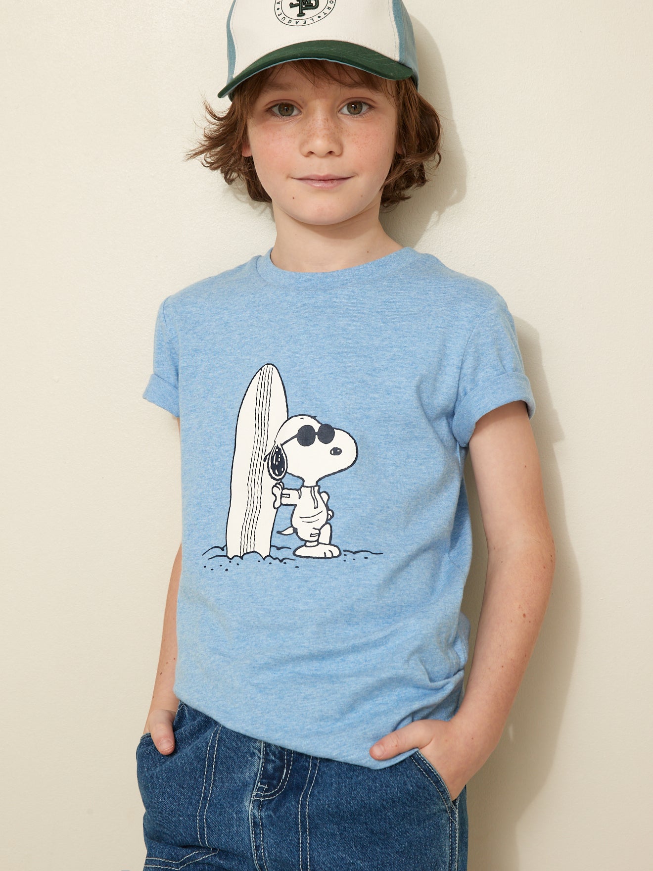T-shirt enfant Cyrillus X PEANUTS(TM) Collection Snoopy