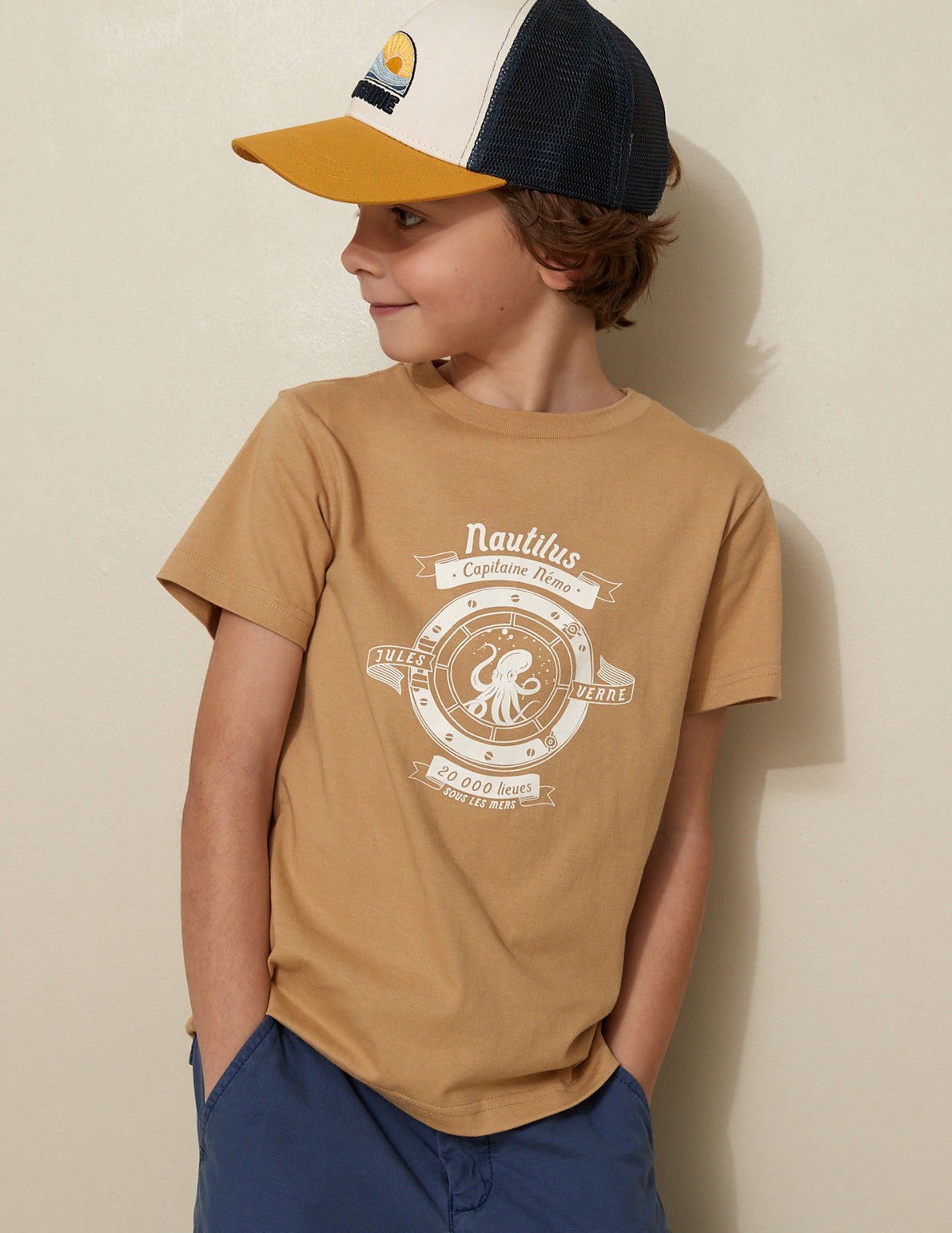T-shirt Enfant Collection Jules Verne - Coton biologique