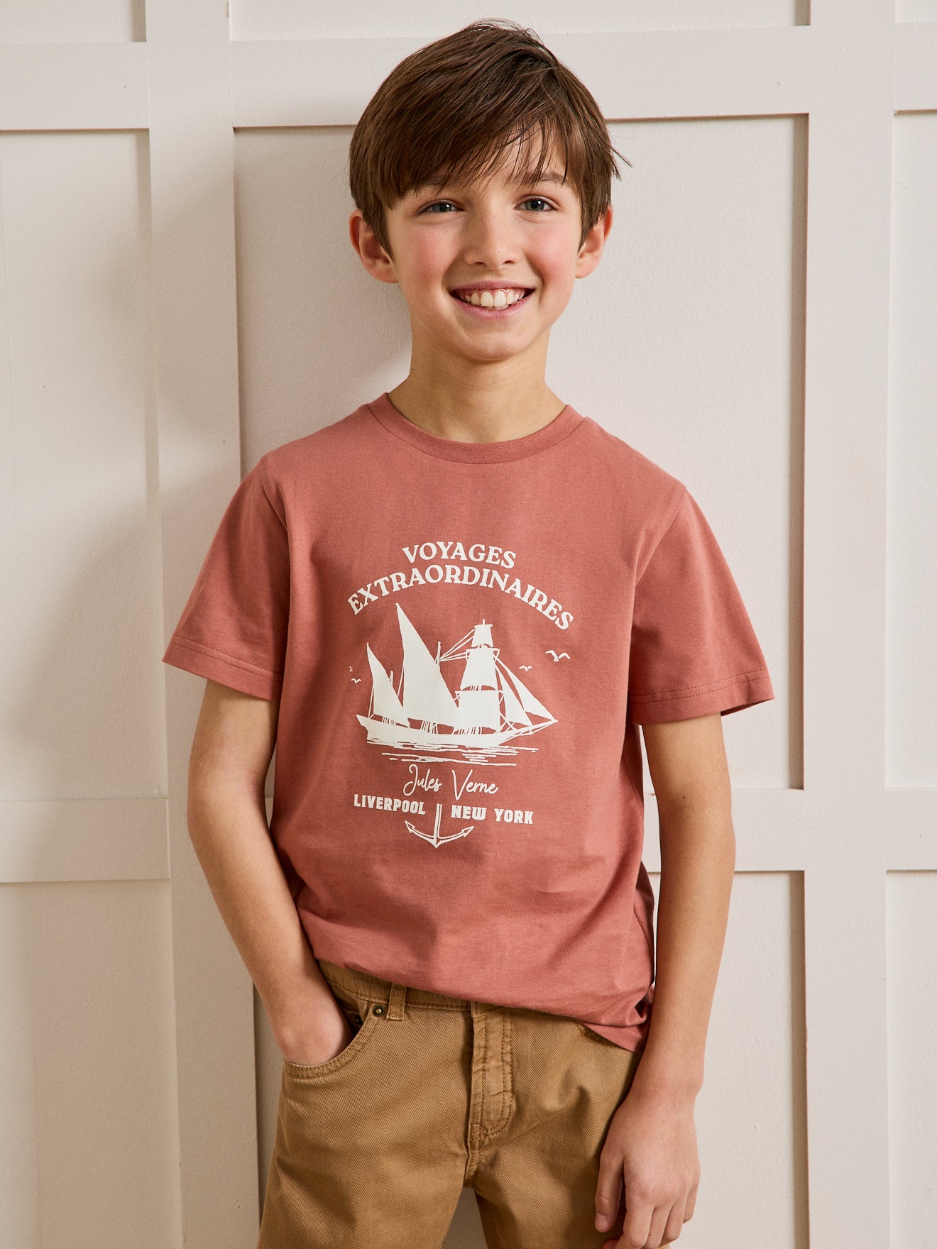 T-shirt Enfant Collection Jules Verne - Coton biologique