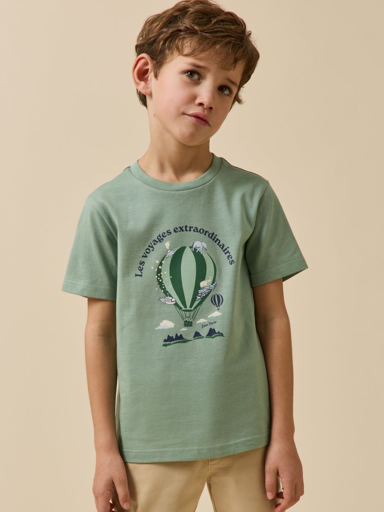 T-shirt Enfant Collection Jules Verne - Coton biologique