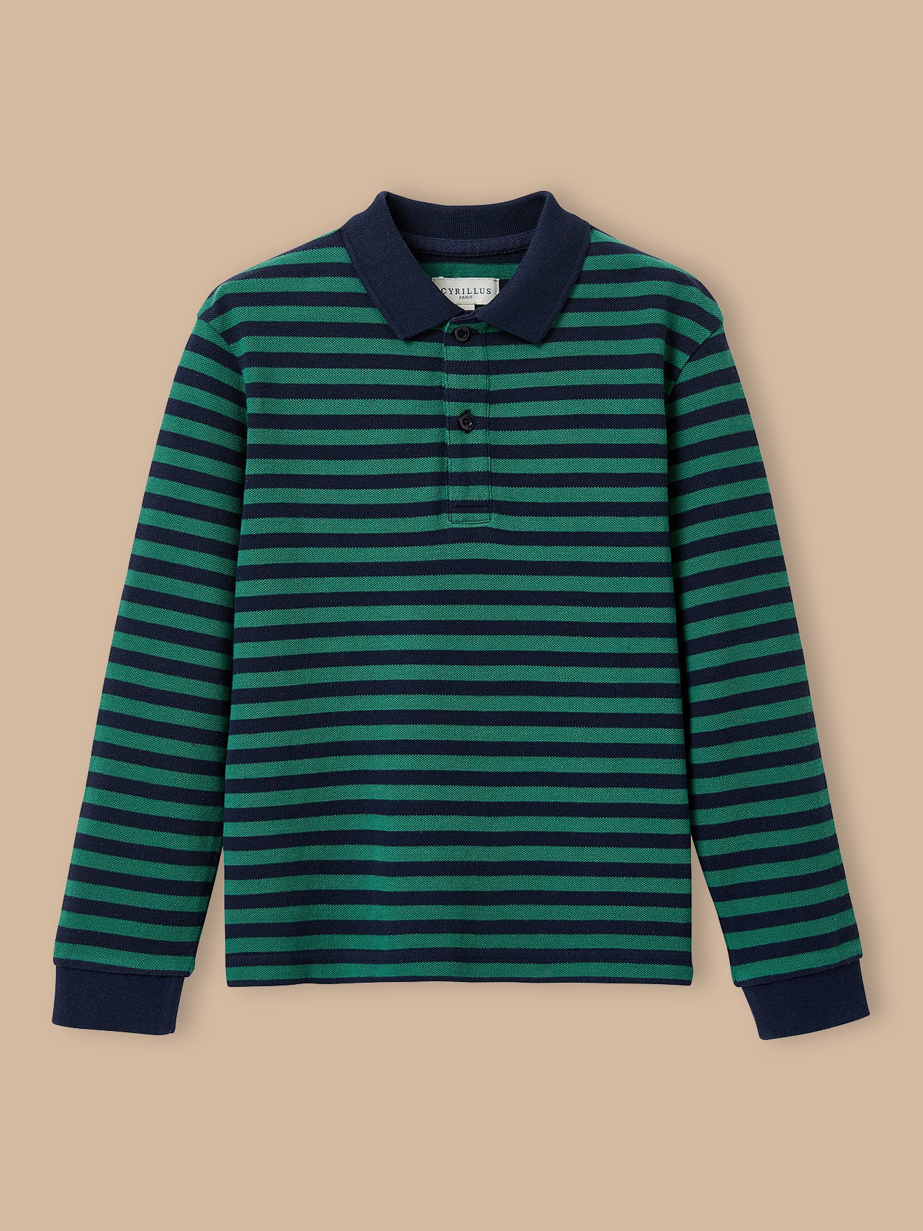 Polo rayé maille piquée Garçon