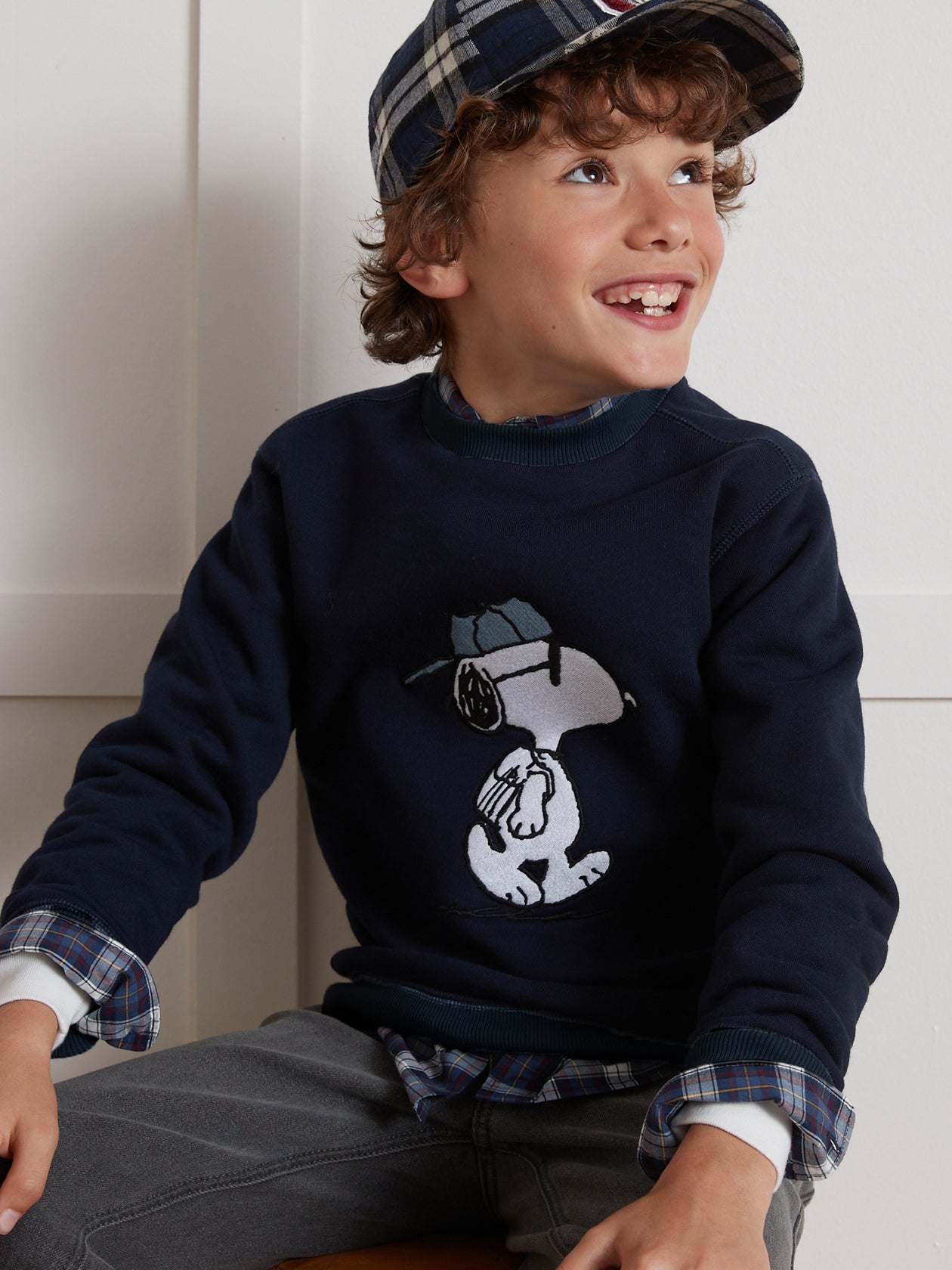 Sweat Enfant Cyrillus x PEANUTS(TM) Collection Snoopy