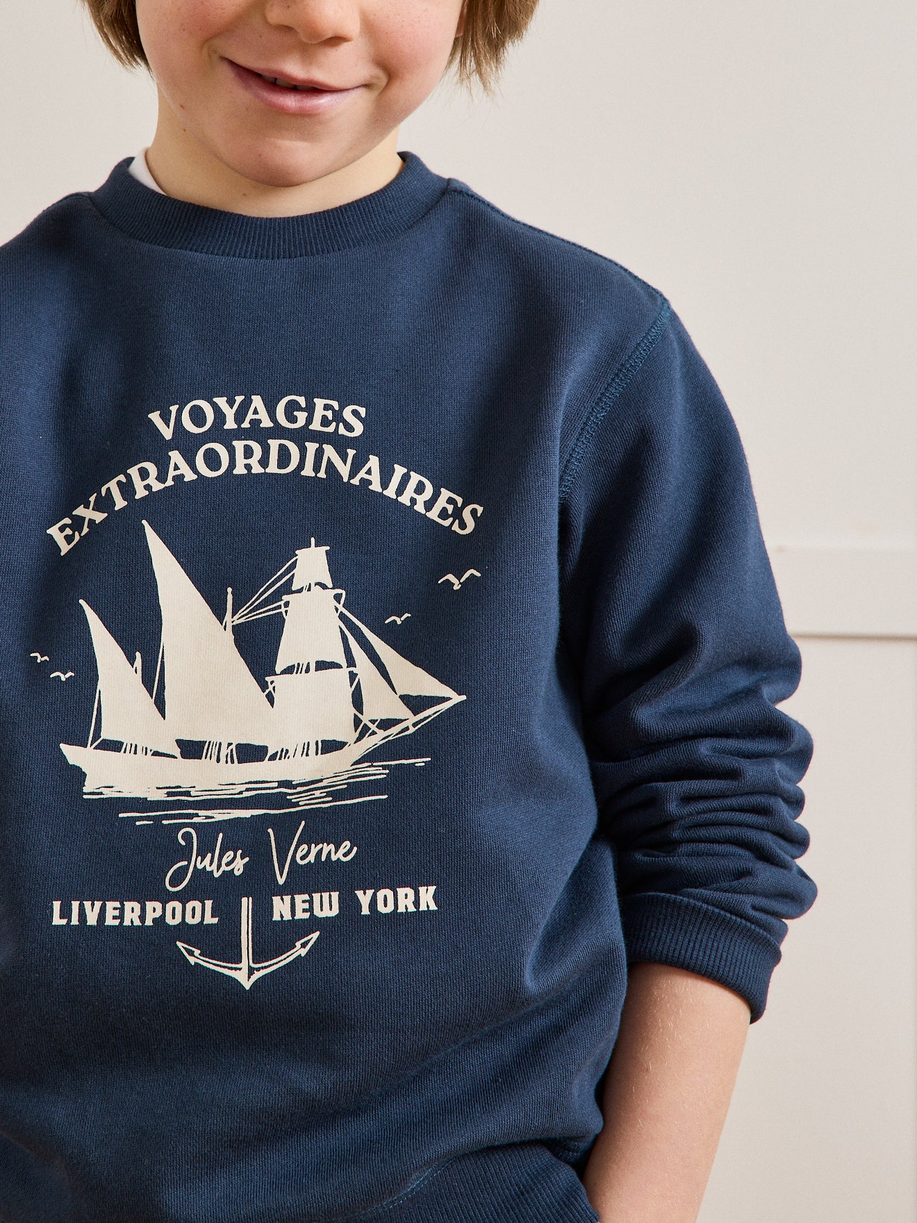 Sweat Enfant Collection Jules Verne - Coton biologique