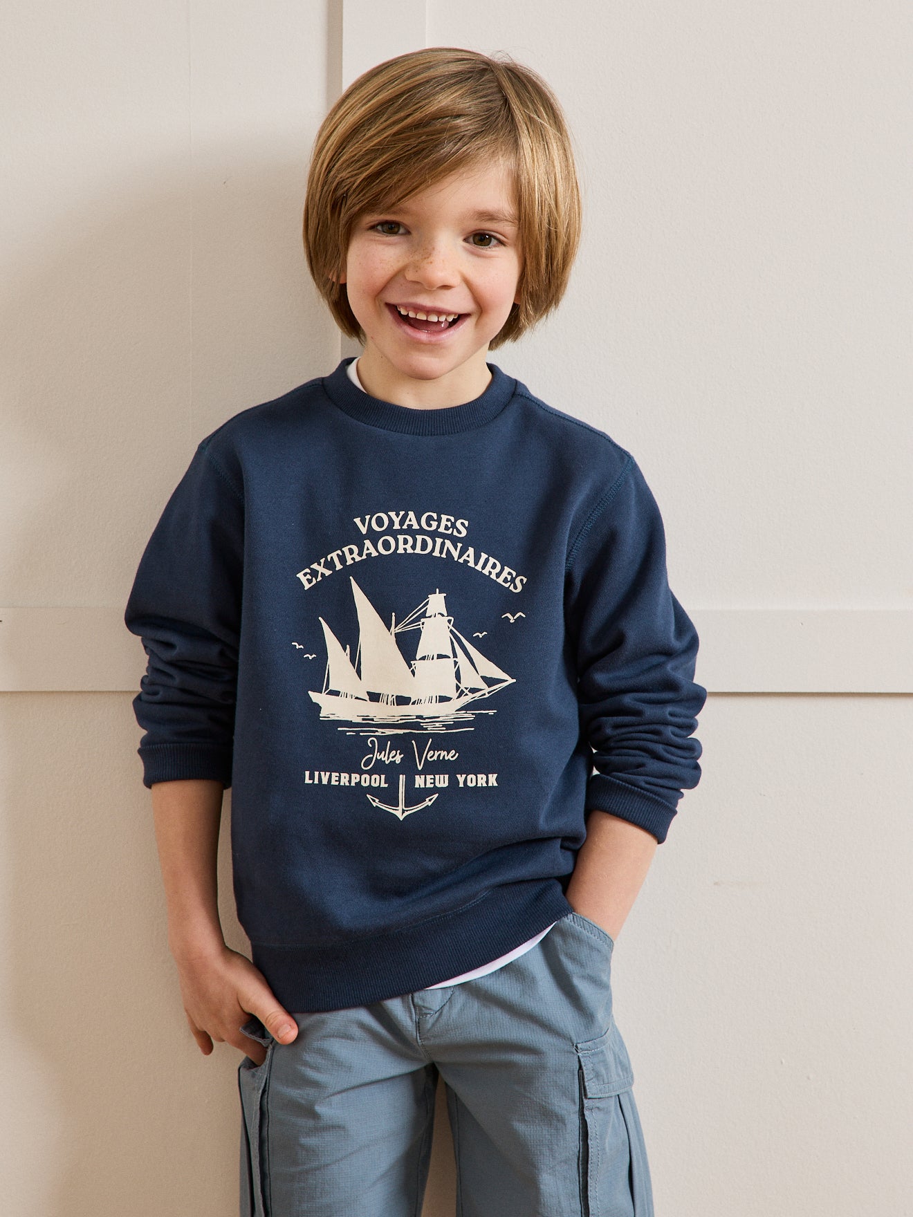 Sweat Enfant Collection Jules Verne - Coton biologique