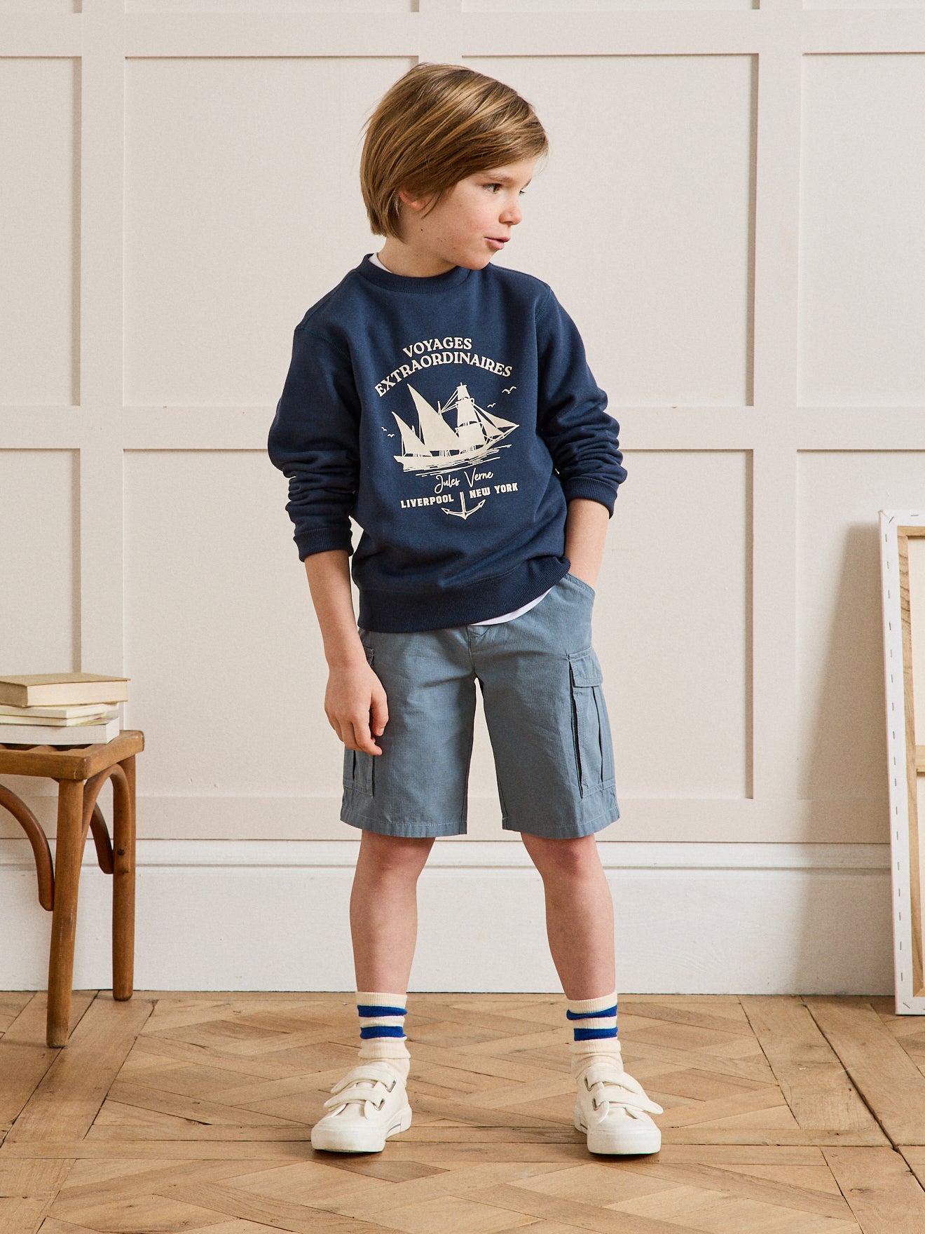 Sweat Enfant Collection Jules Verne - Coton biologique