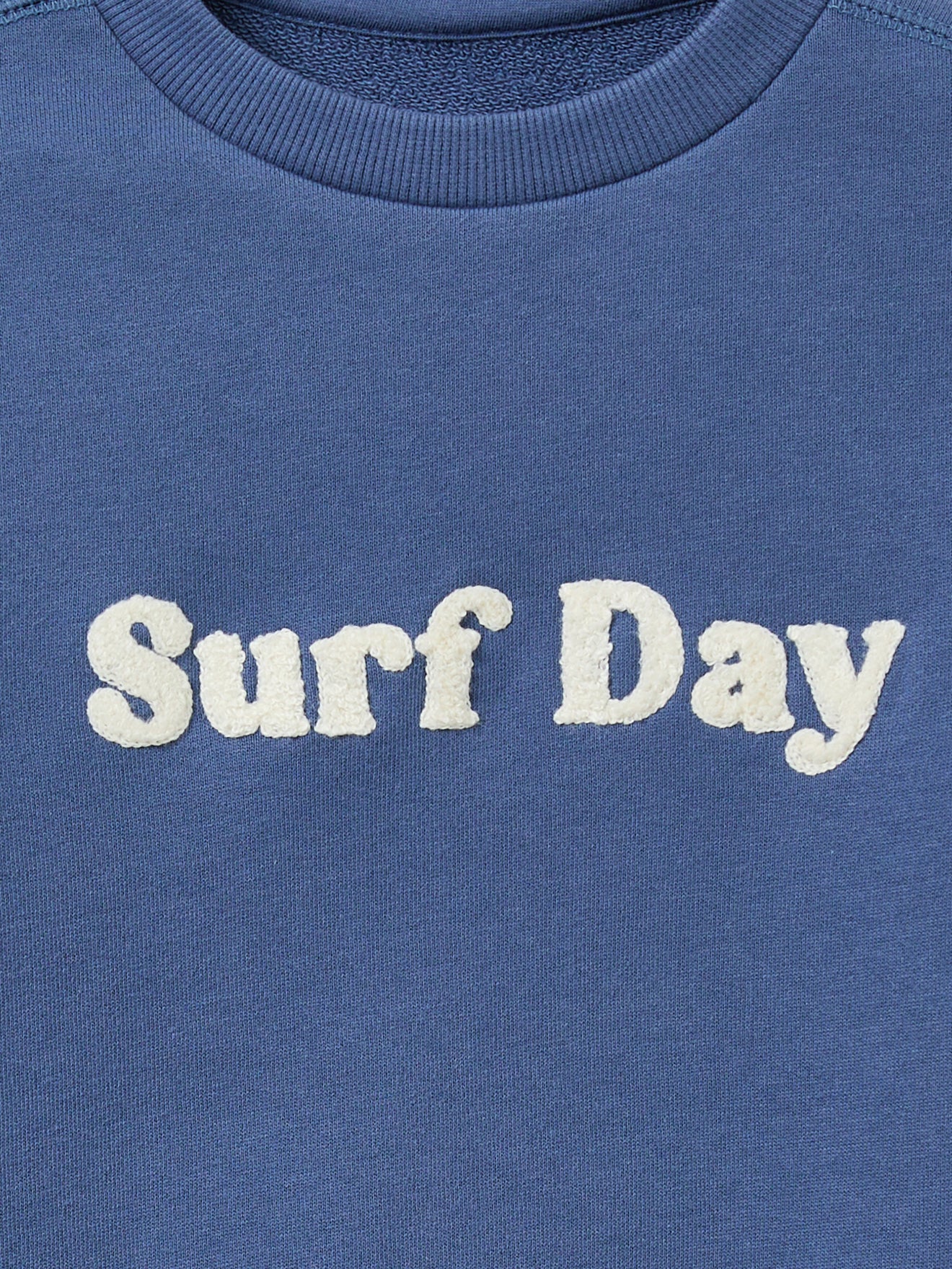 Sweat chiné à message garçon - Coton biologique