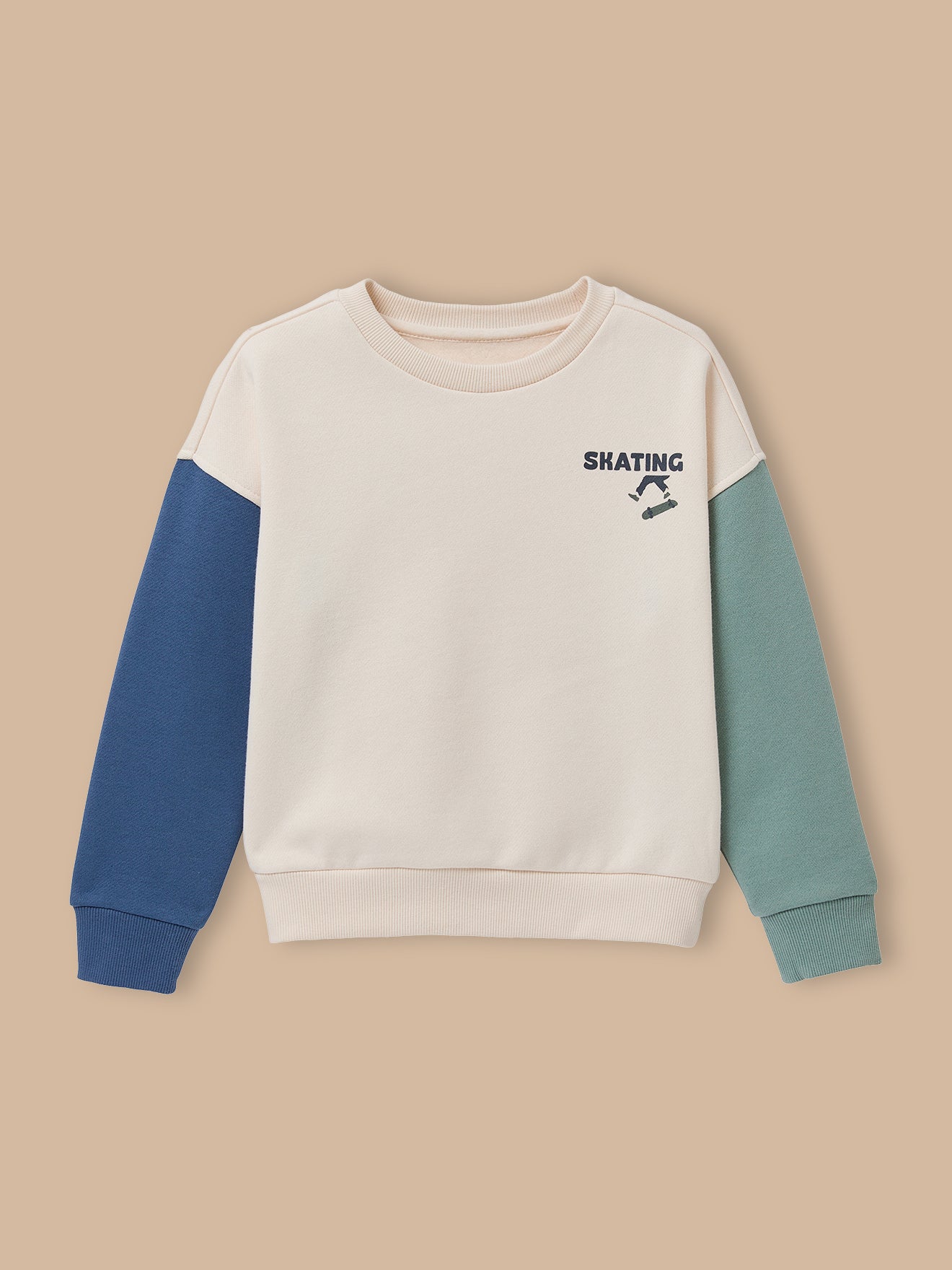 Sweat "colorblock" Garçon
