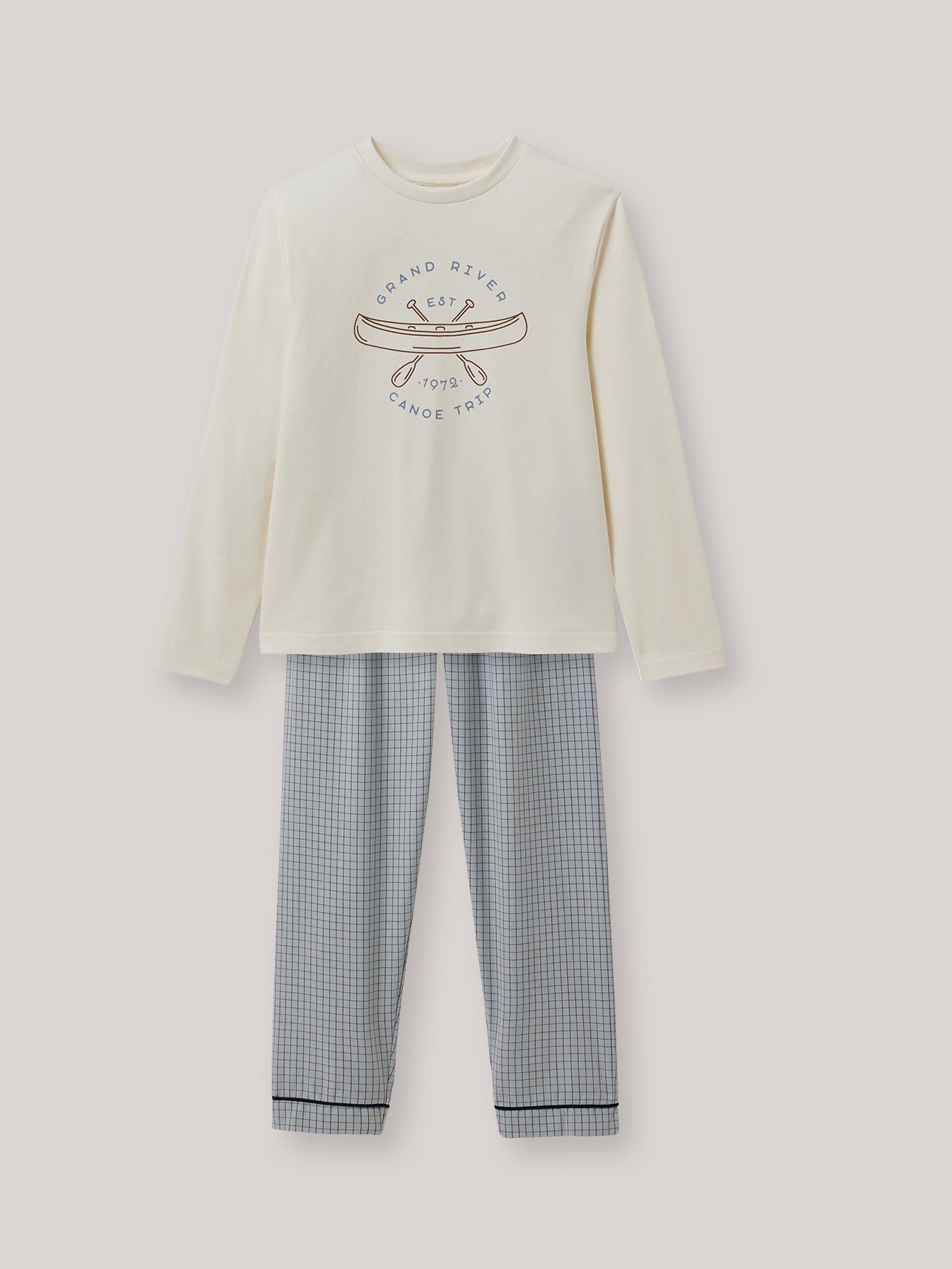 Pyjama bi-matière Garçon - Coton biologique