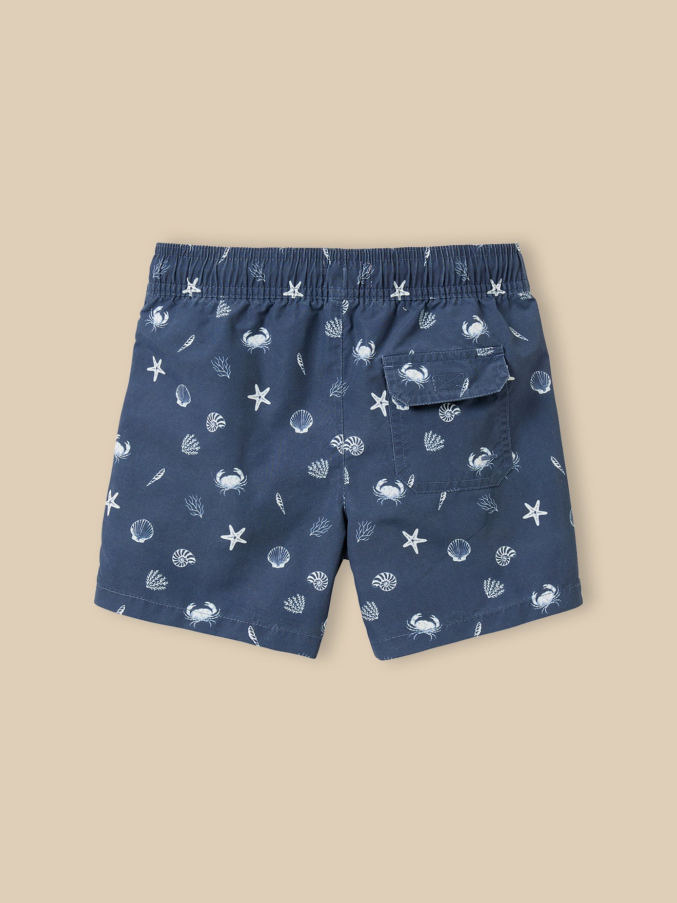 Short de bain "crabes" Garçon
