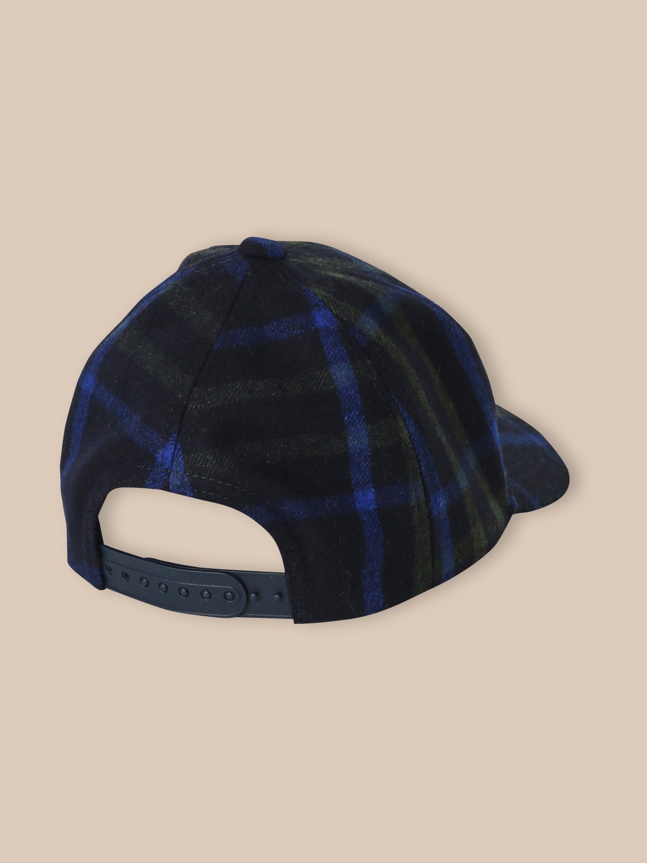 Casquette laine à carreaux garçon