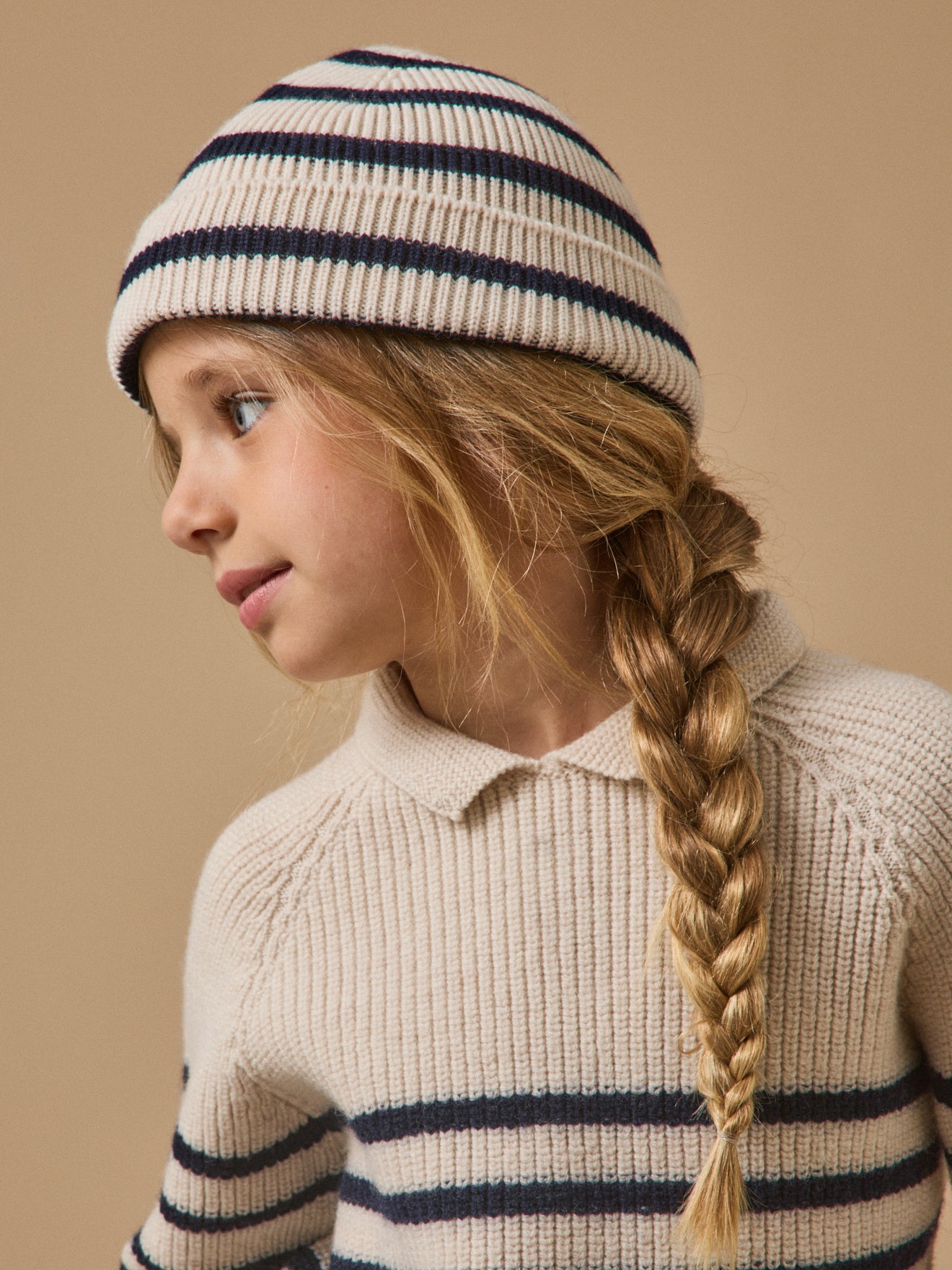 Bonnet laine mérinos enfant - Cyrillus X les 3 Tricoteurs