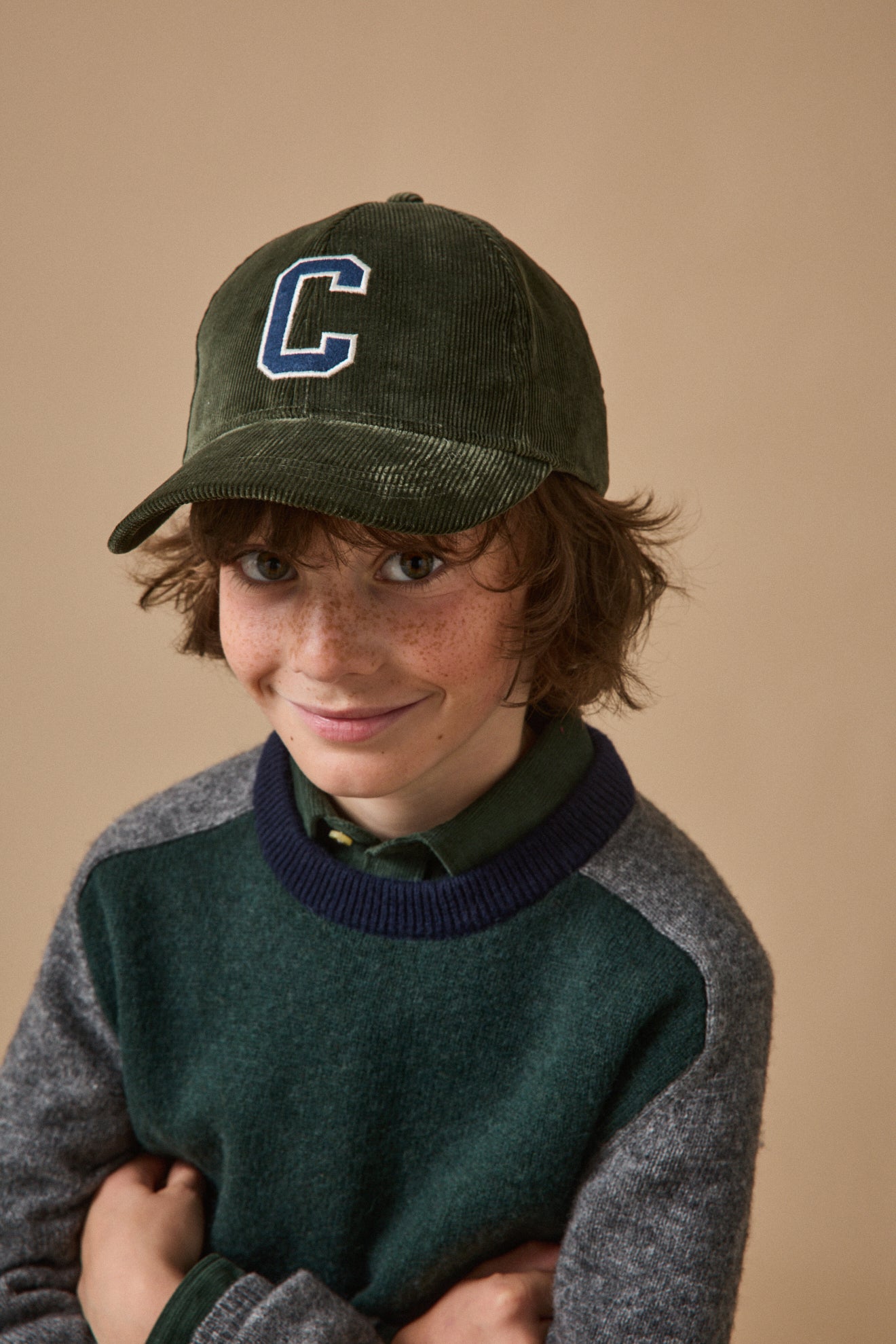 Casquette en velours adulte et enfant