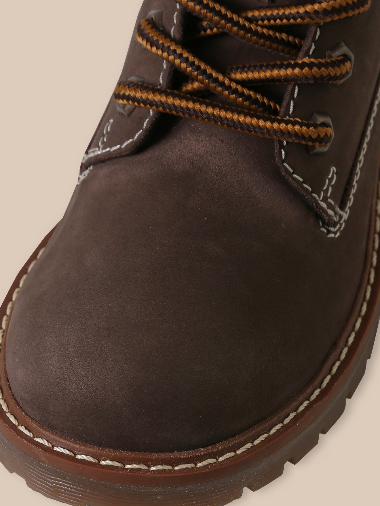 Bottines montantes en cuir Garçon