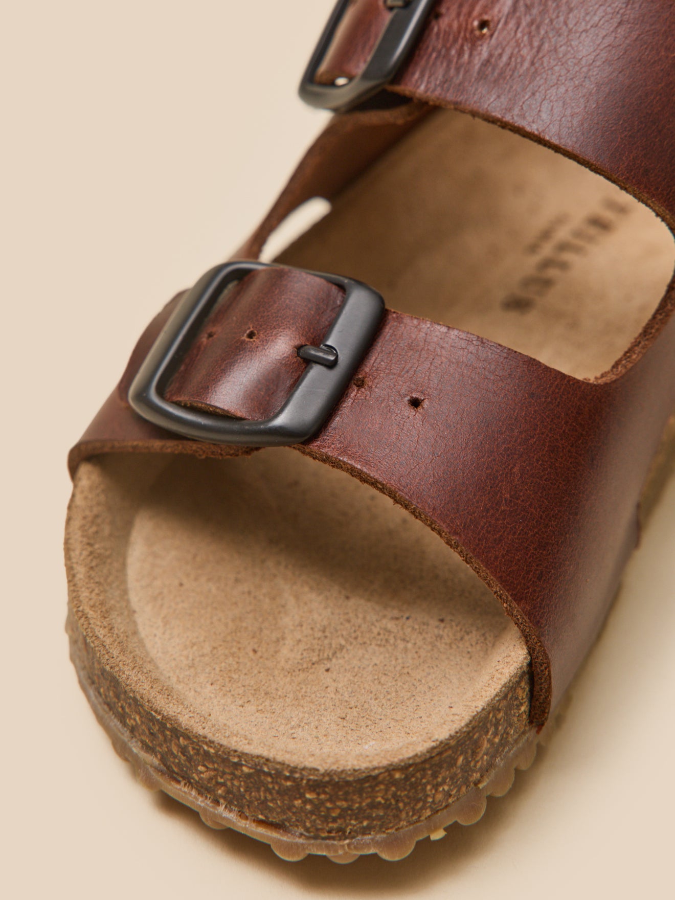 Sandales à brides garçon en cuir