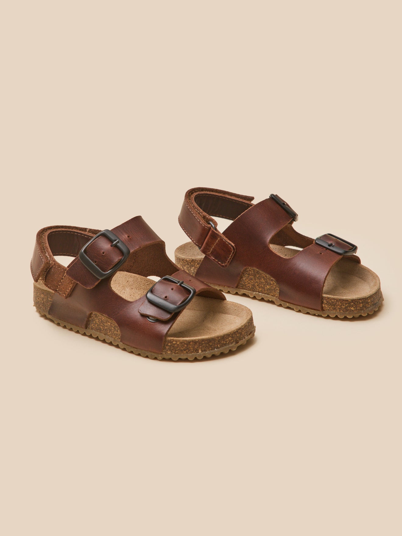 Sandales à brides garçon en cuir