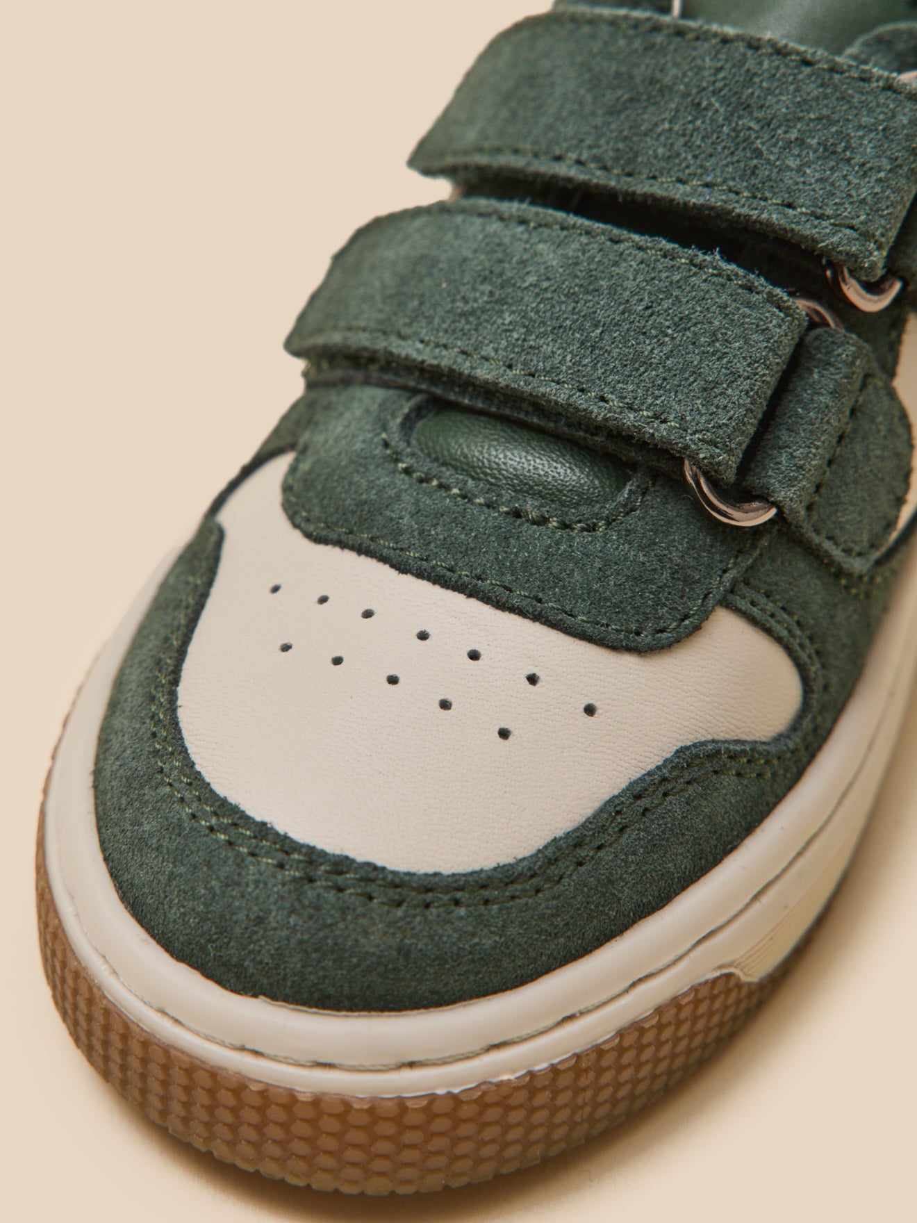 Baskets en cuir garçon