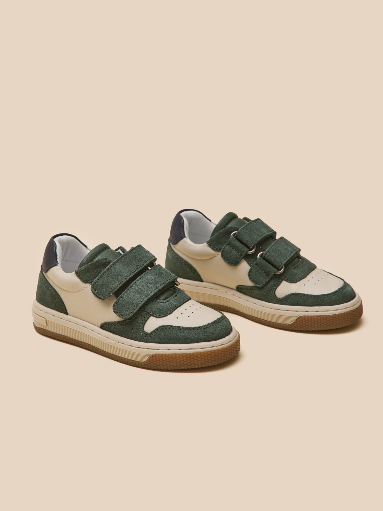 Baskets en cuir garçon