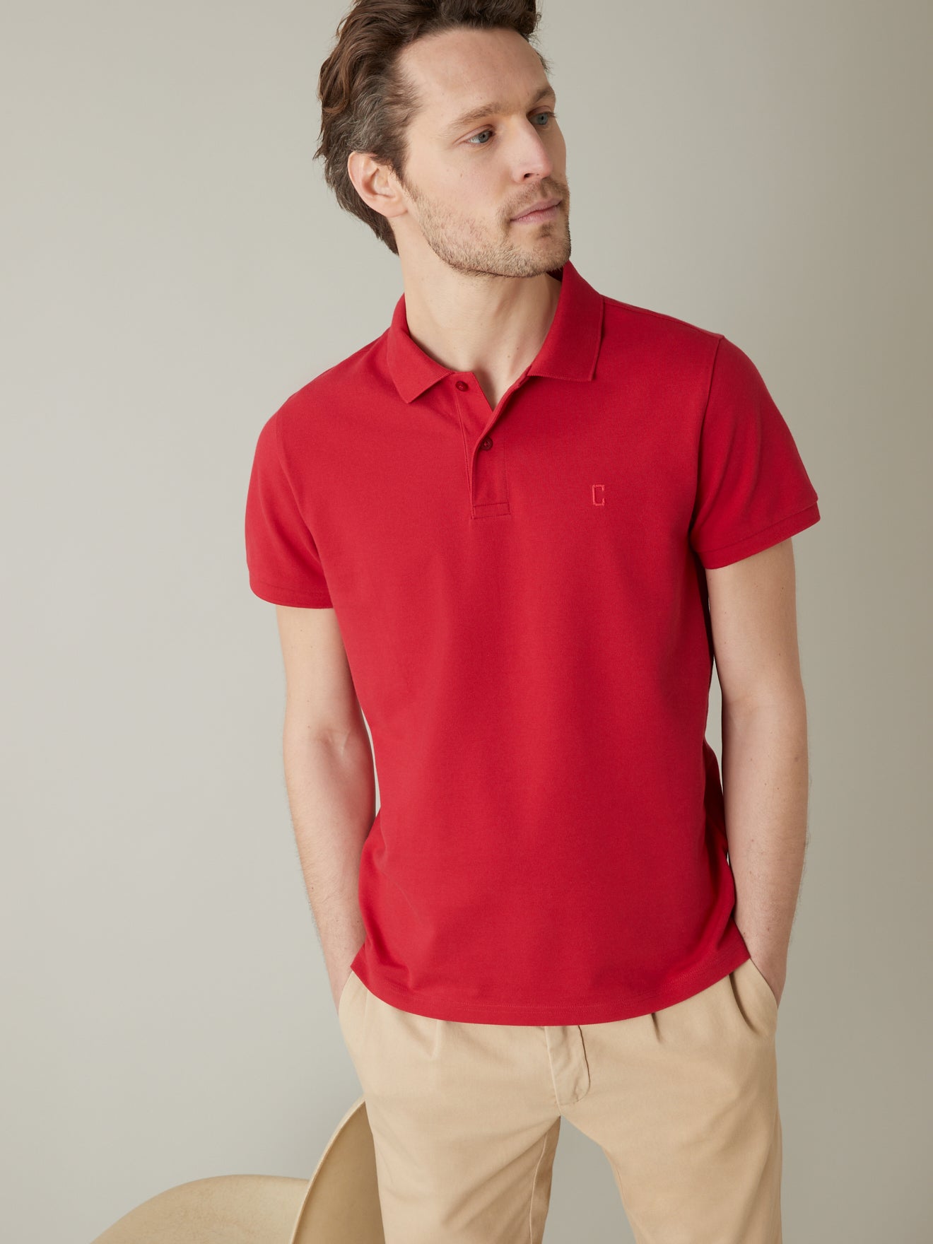 Polo maille piquée homme - coton biologique