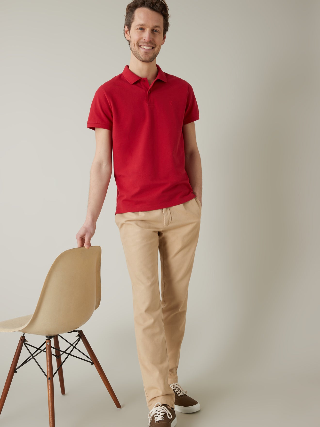 Polo maille piquée homme - coton biologique