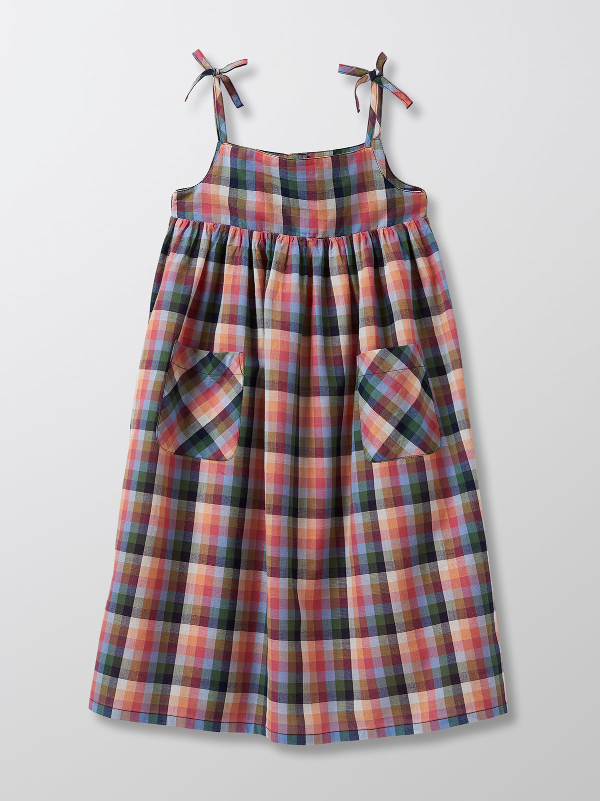 Robe bain de soleil Fille en madras