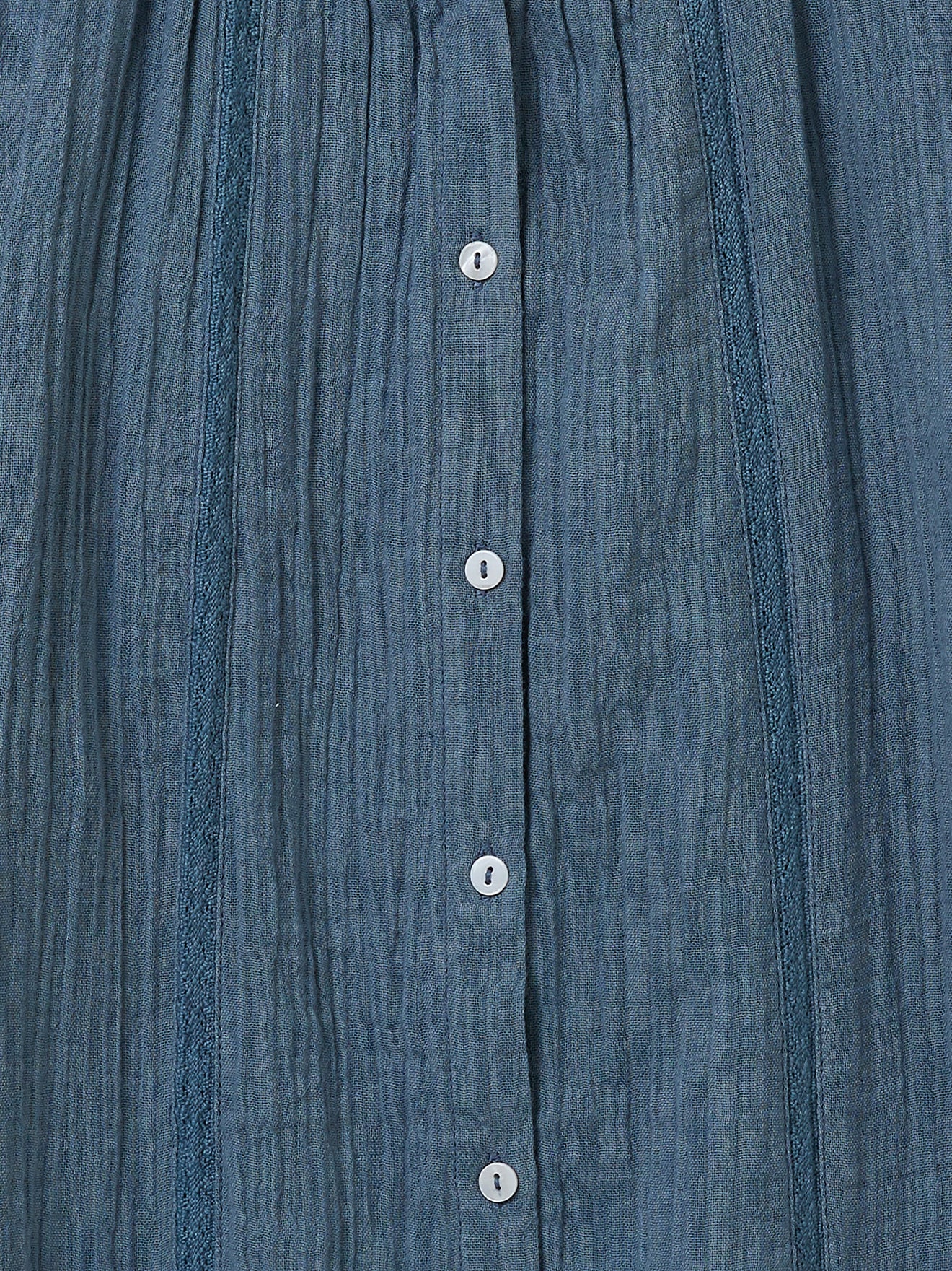 Blouse Fille insertion de dentelle