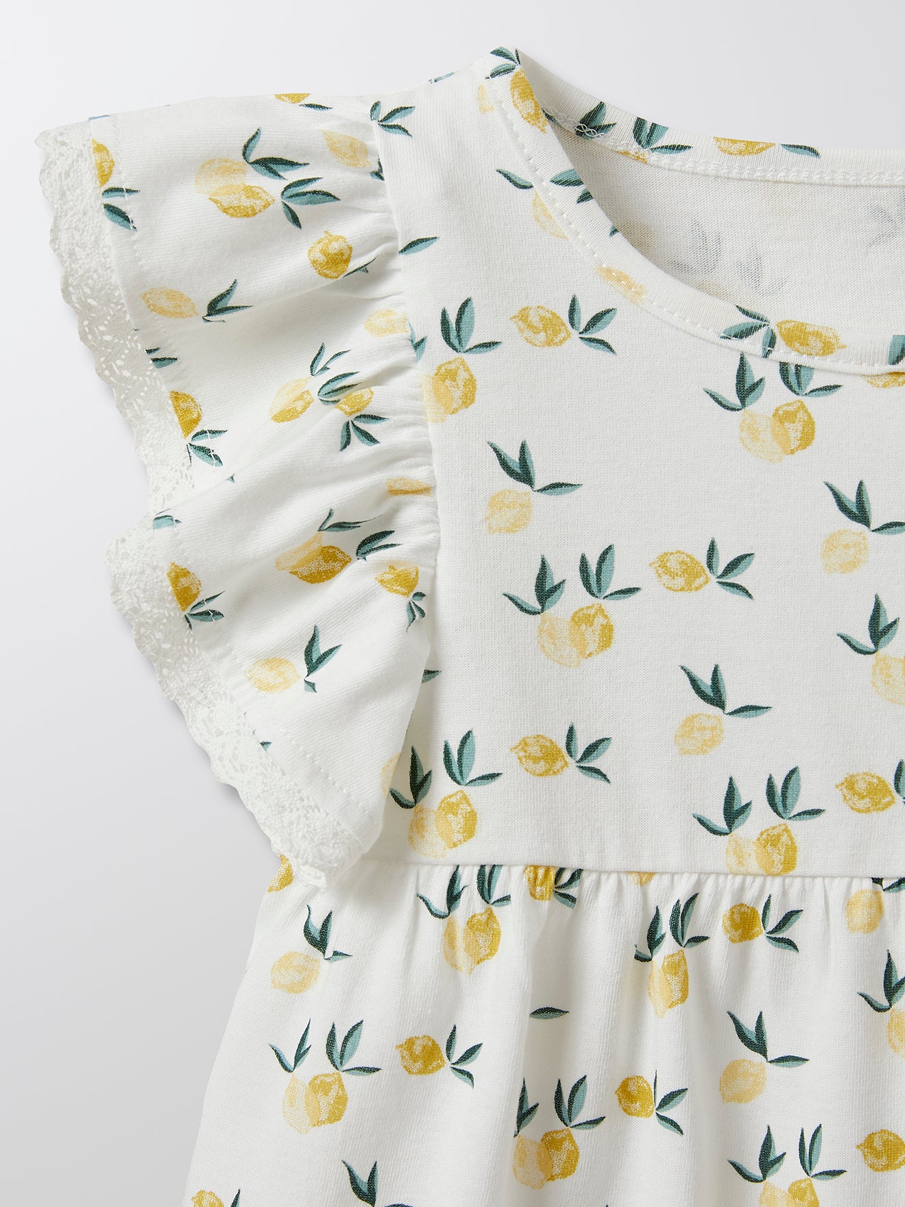 T-shirt Fille - Imprimé citron