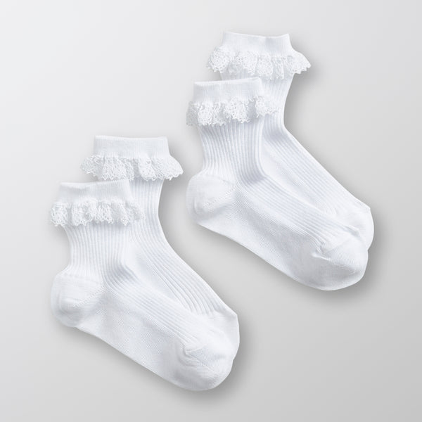 2 paires de chaussettes de foot 35/38 blanches - iTS - Prématuré